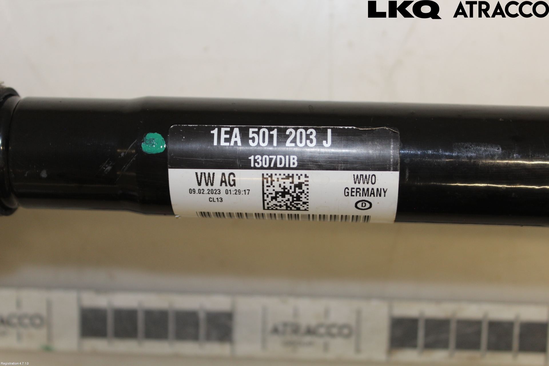 Audi Q4 E-TRON FZ 22- Drivaxel Bak Vänster