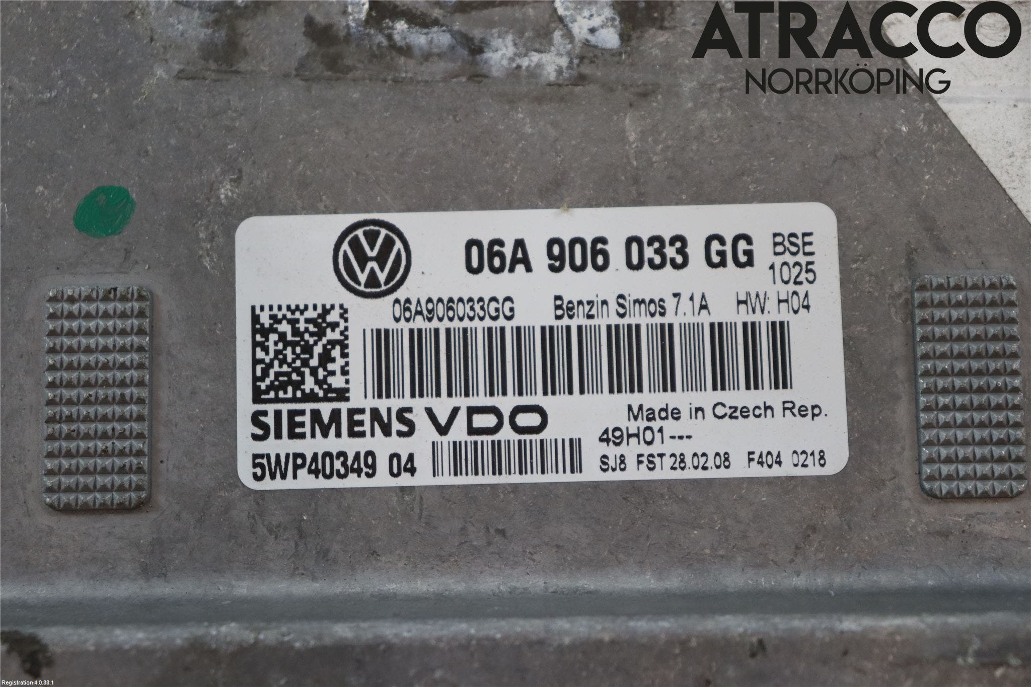 Volkswagen VW GOLF V 04-09 Styrenhet Insprut Bensin