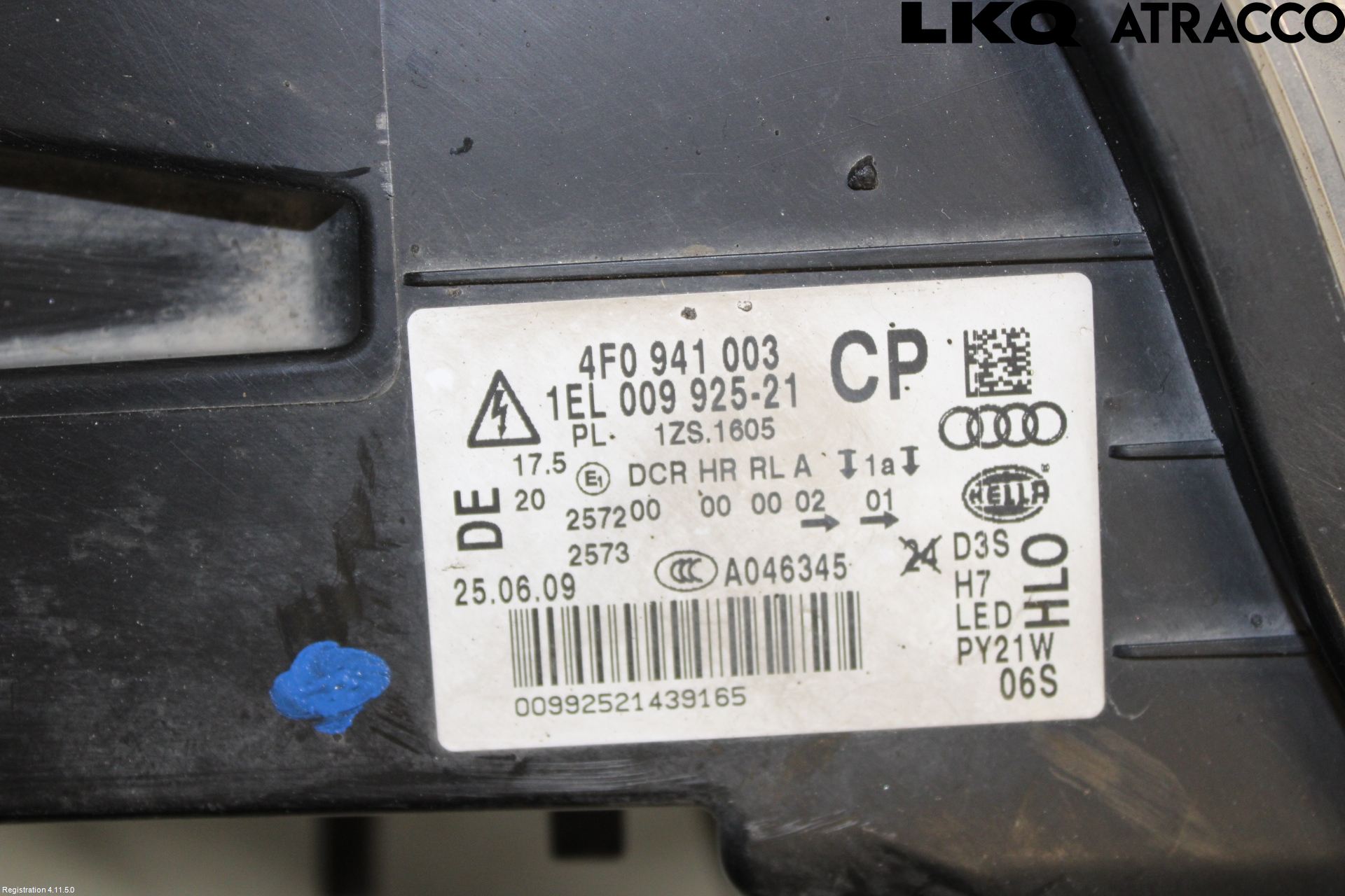 Audi A6/S6     05-11 Strålkastare Vänster