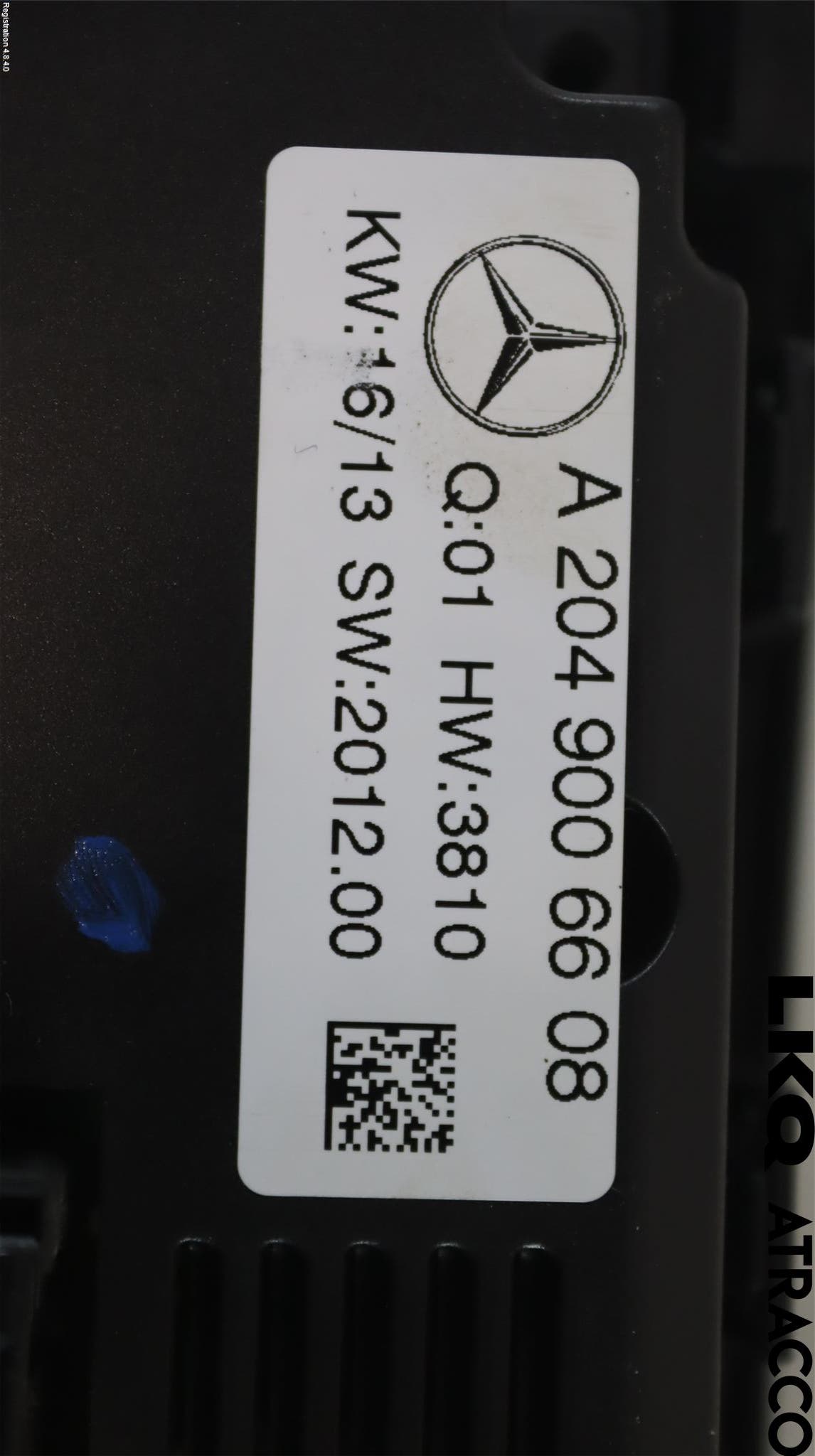 Mercedes-Benz MB C-KLASS (W204) 07-15 Ac Styrenhet Ac Manöveren