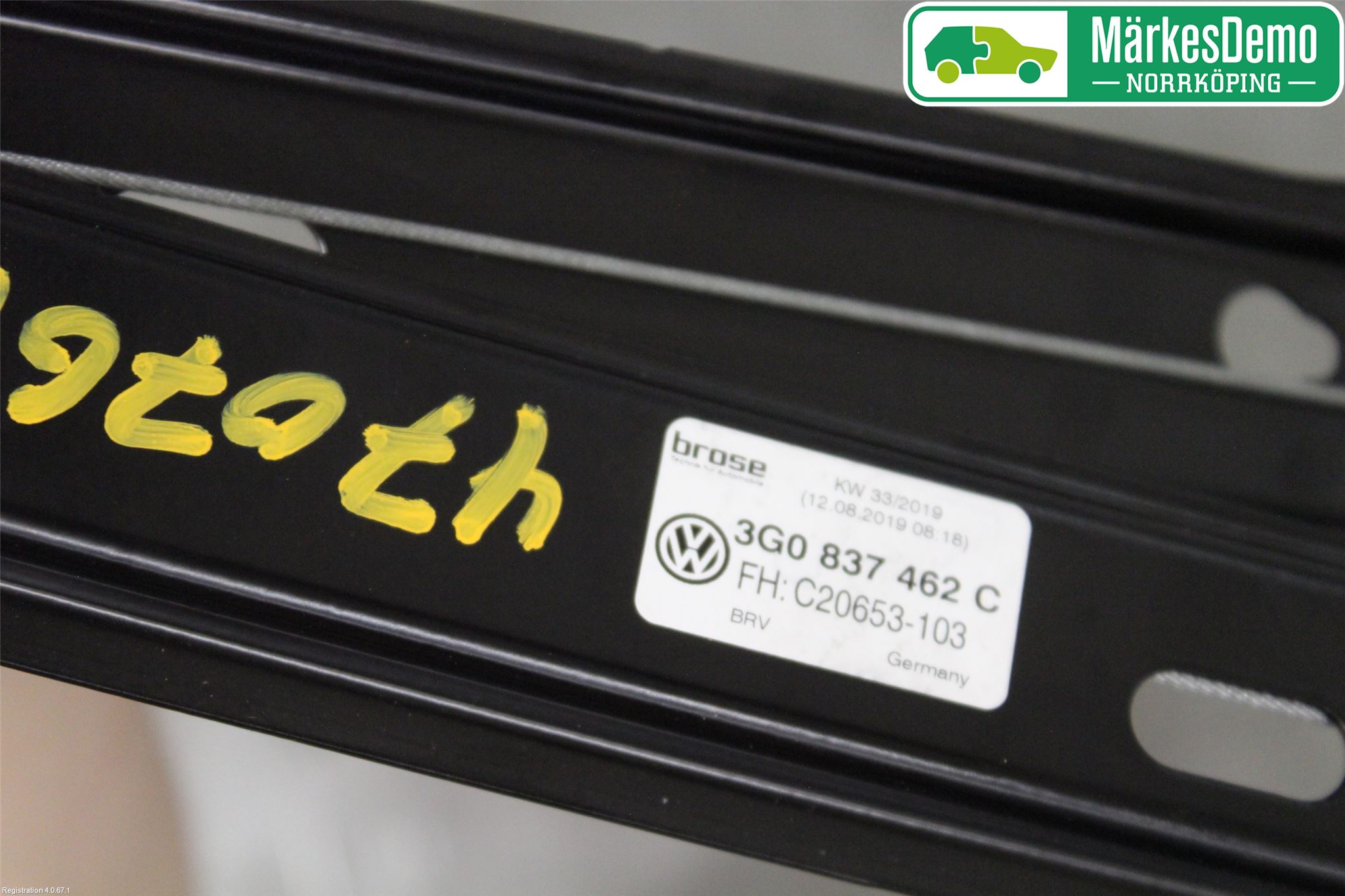 Volkswagen VW PASSAT 20-24 Fönsterhiss El Kompl