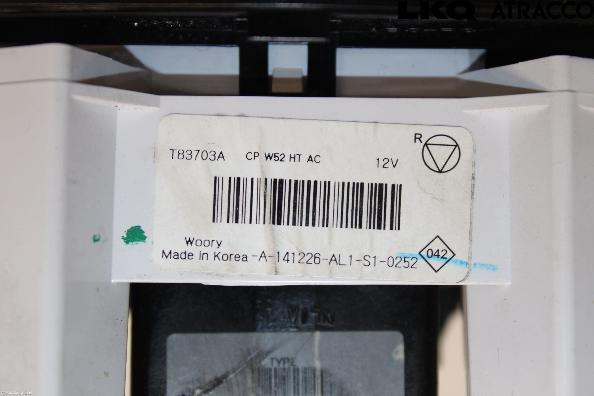 Dacia LOGAN MCV/STEPWAY Värmereglage