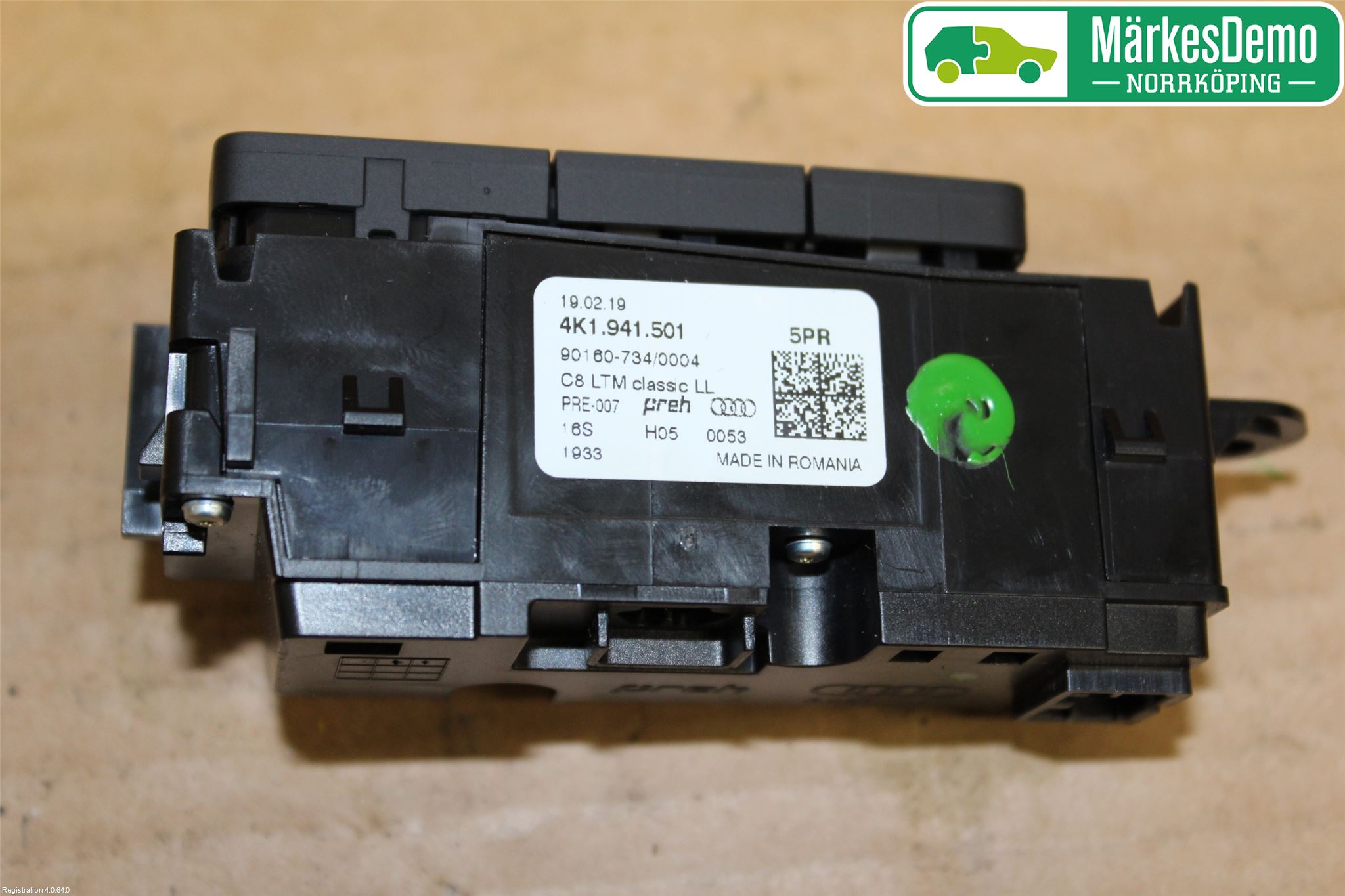 Audi A6 F2/C8 19- Strömställare Ljus