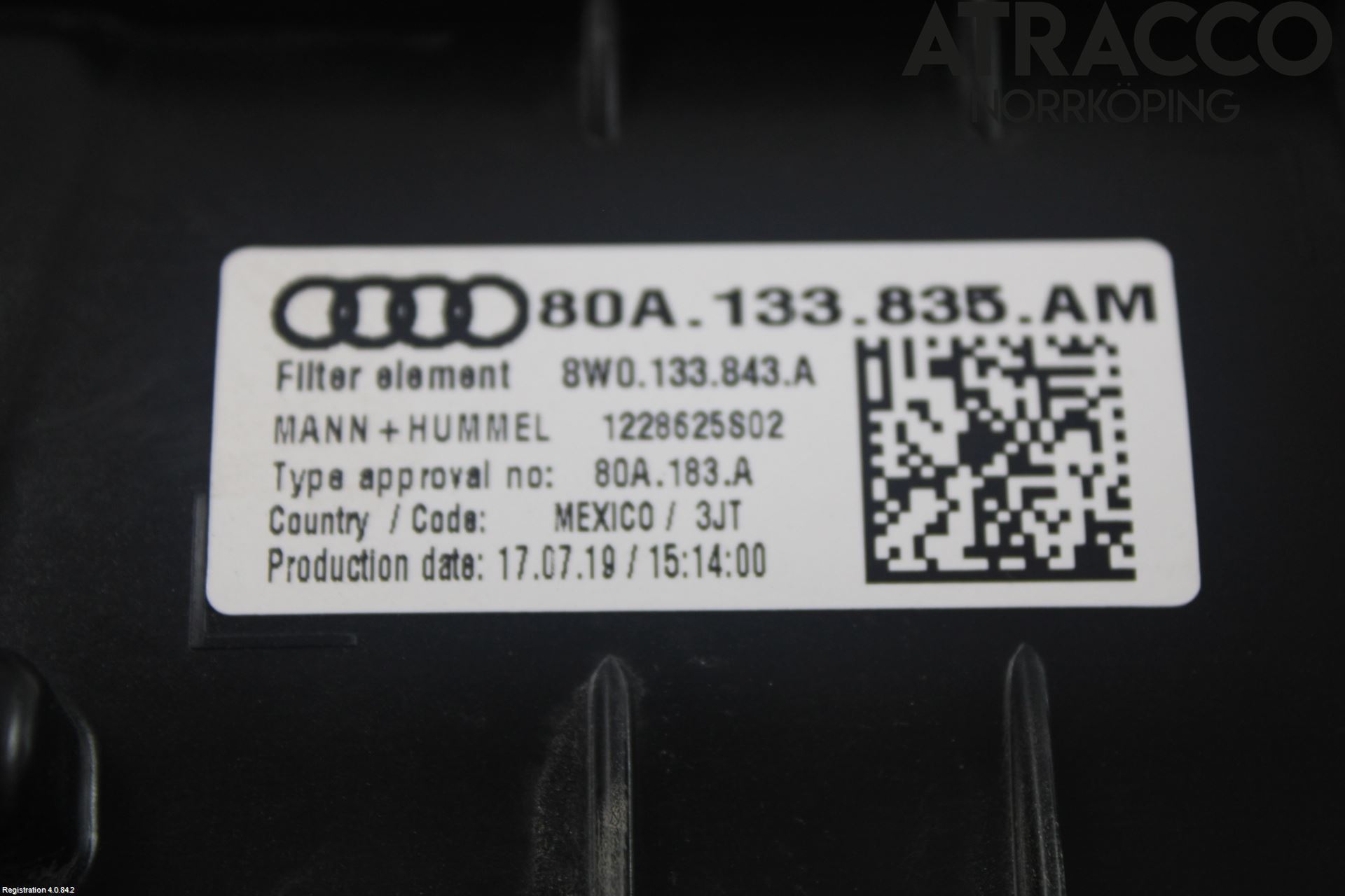 Audi Q5/SQ5 17- Luftrenare