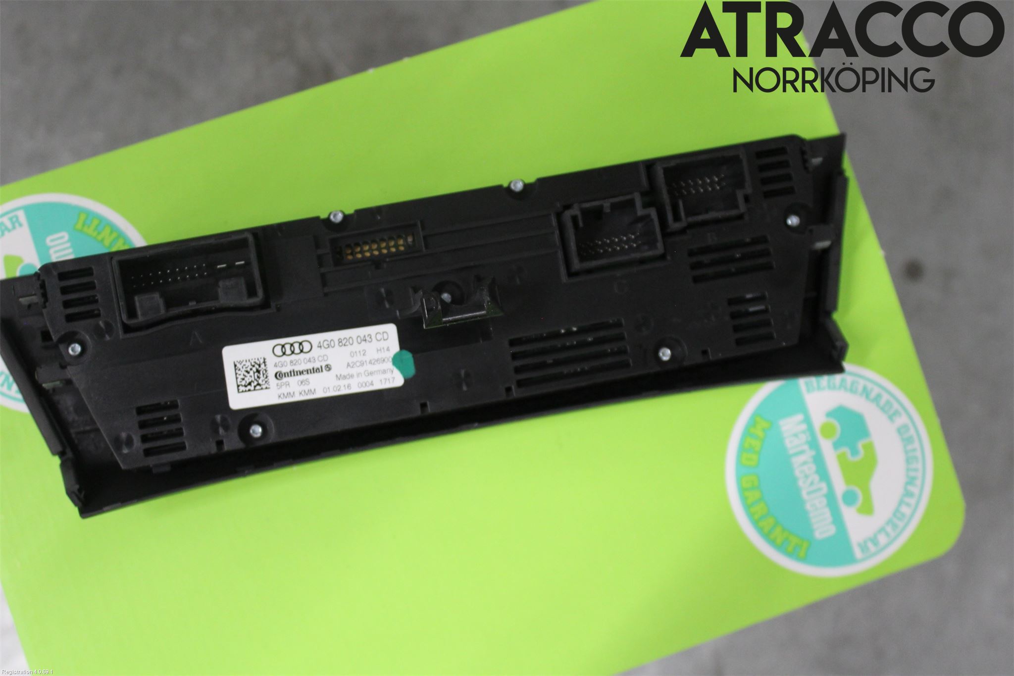 Audi A6 ALLROAD 12-18 Värmereglage