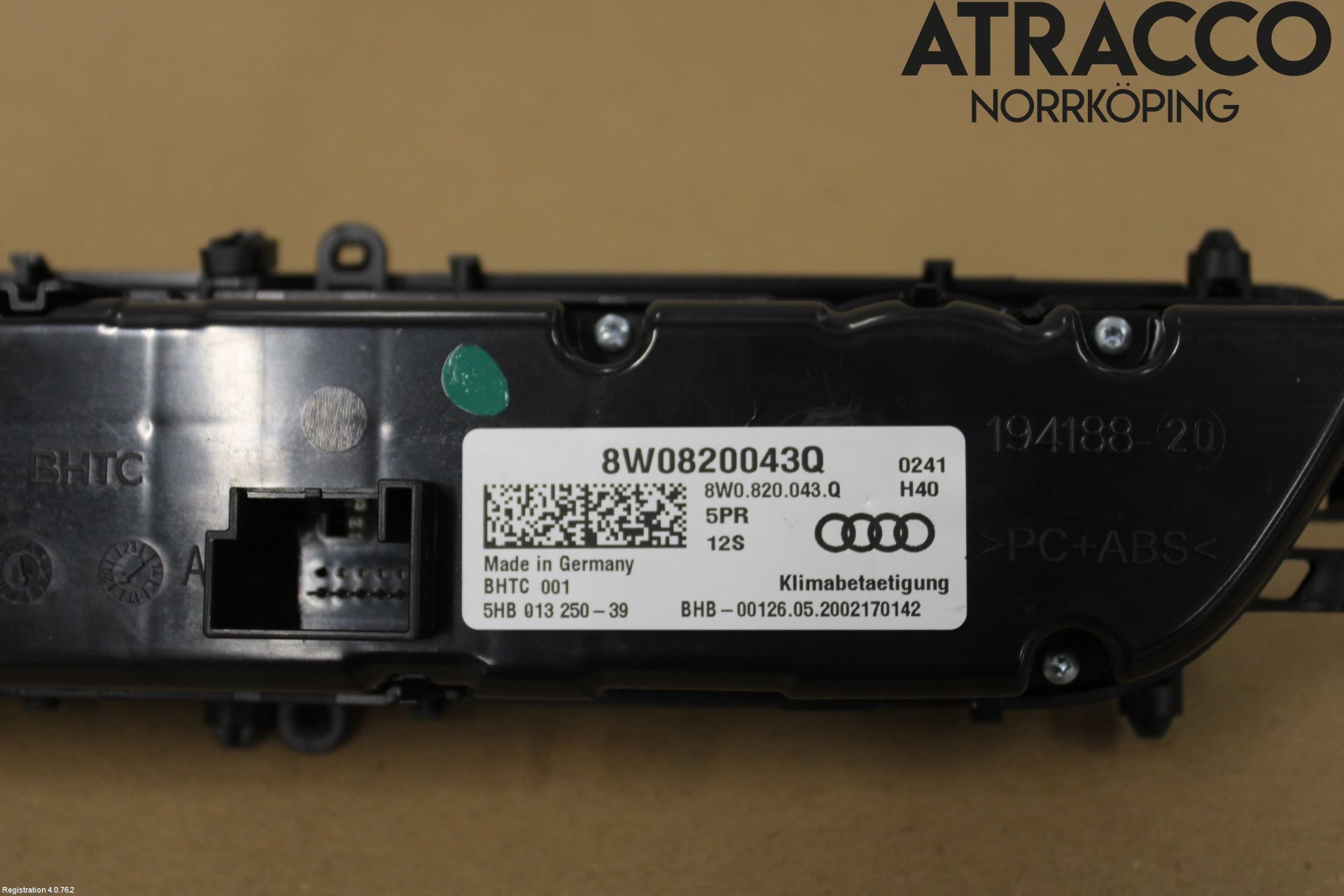 Audi A4/S4 B9 20- Värmereglage