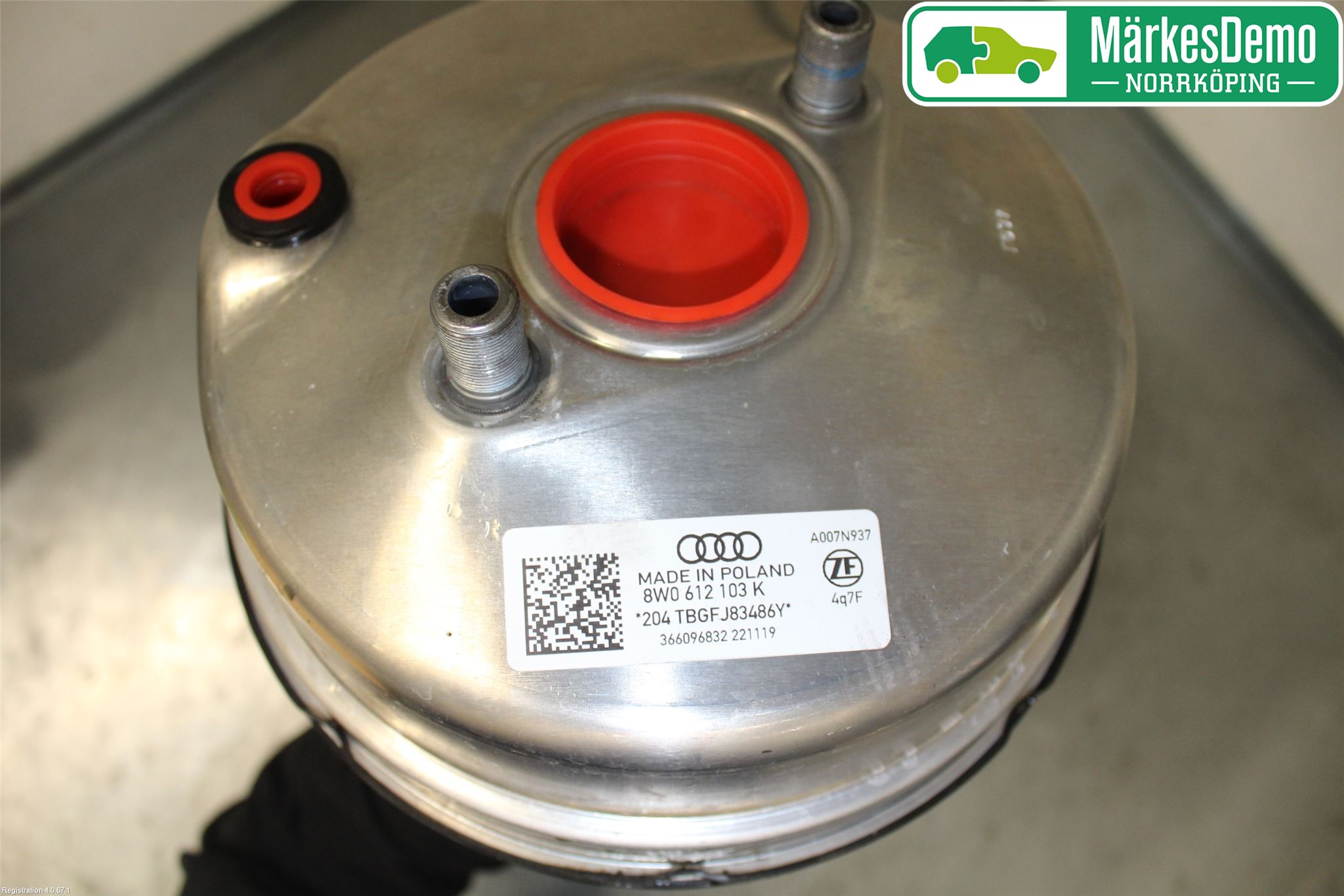 Audi A4/S4 B9 20- Bromsservo