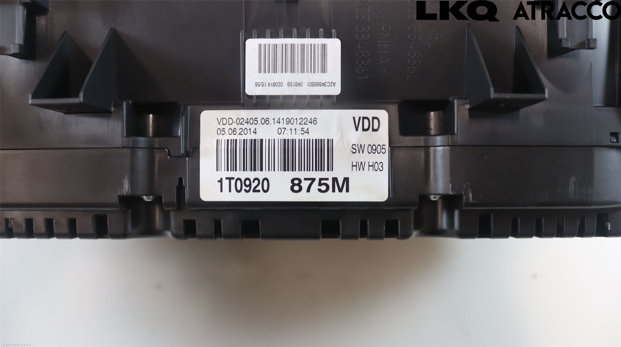 Volkswagen VW TOURAN 10-15 Instrument Komb