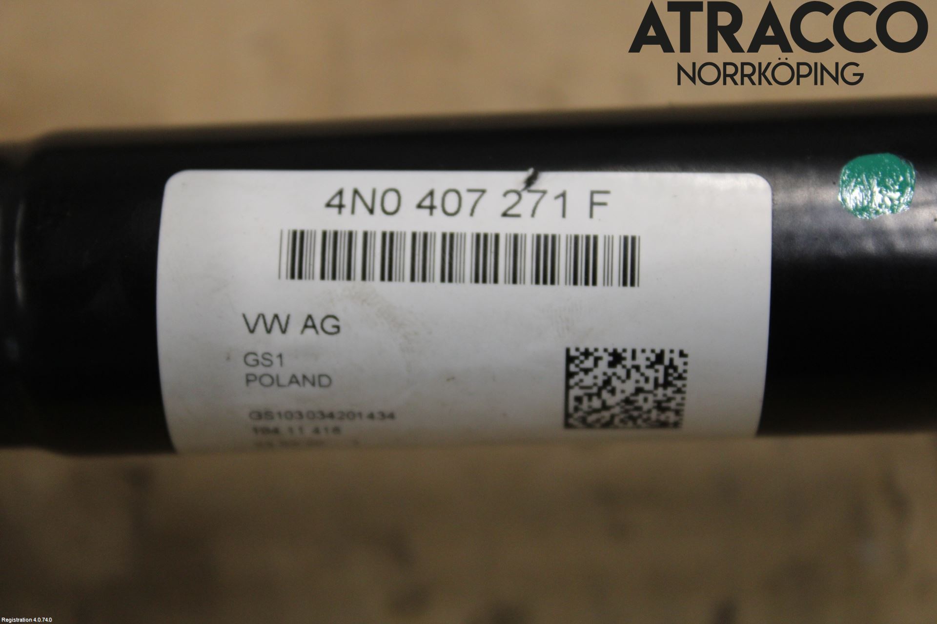 Audi A6 F2/C8 19- Drivaxel Fram Höger