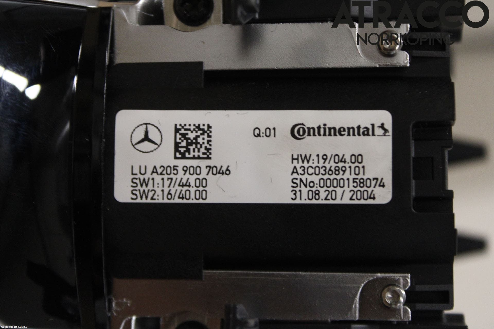 Mercedes-Benz MB C-KLASS (W205) 14-21 Strömställare Multifunktion