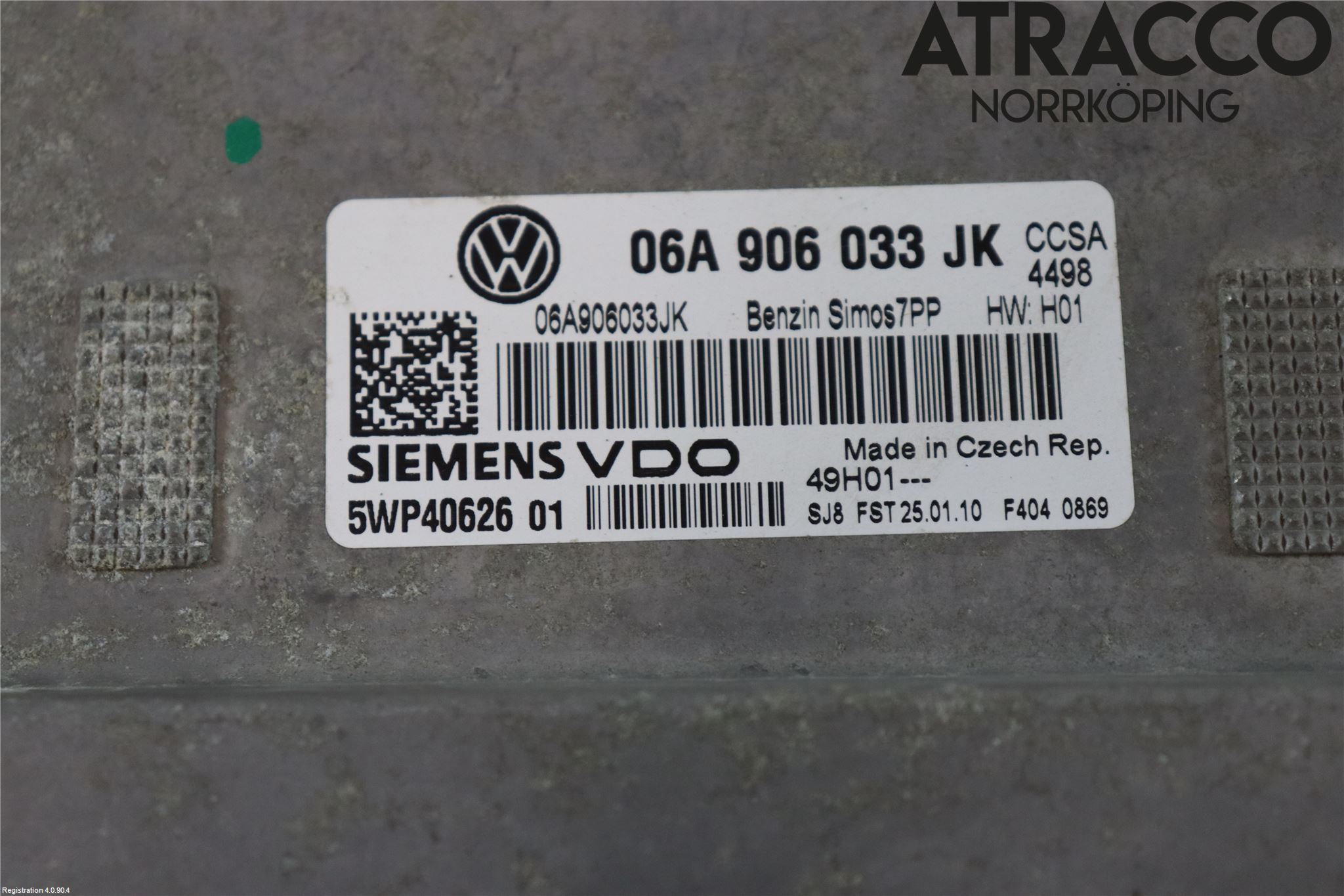 Volkswagen VW GOLF VI 09-13 Styrenhet Insprut Bensin