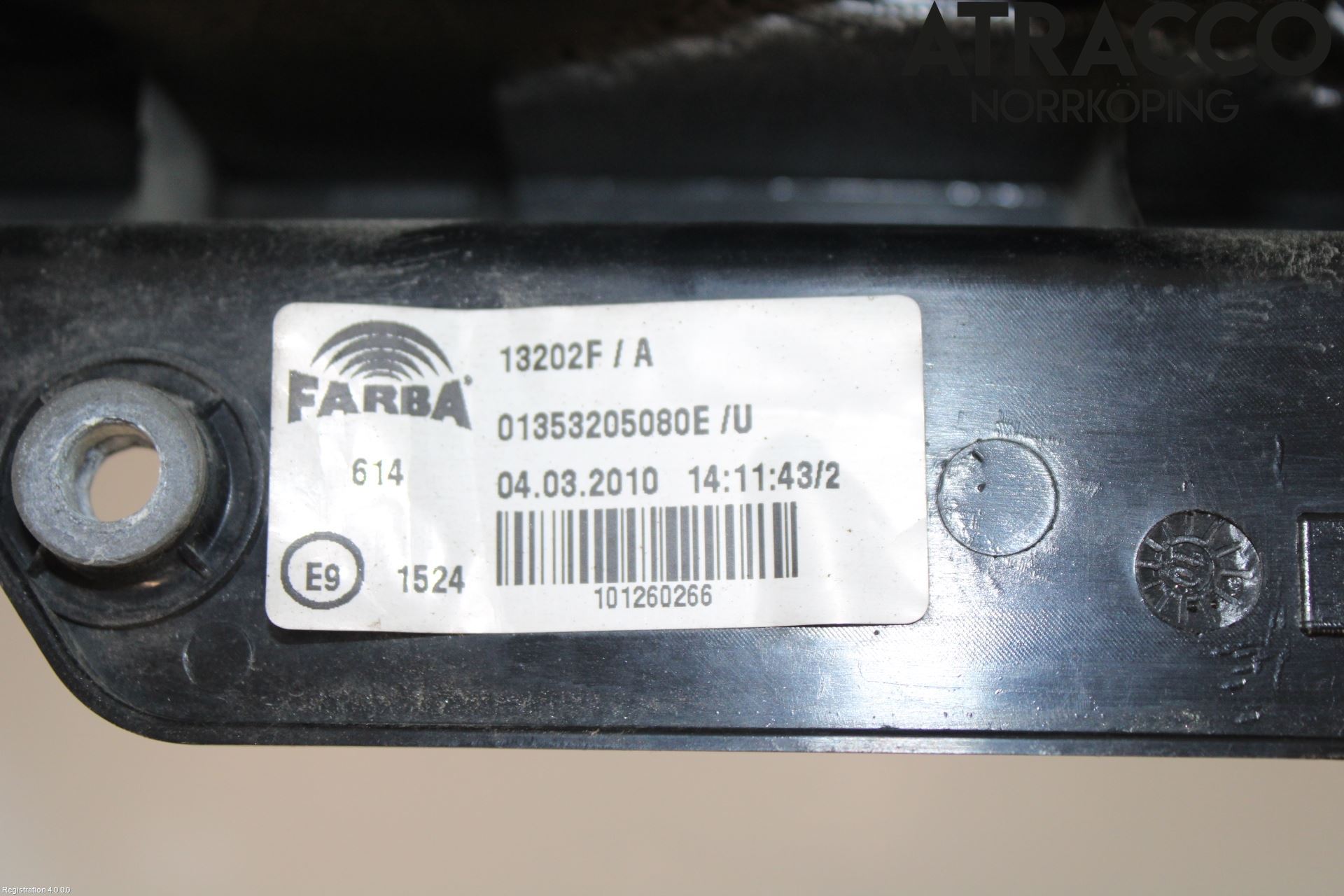 Peugeot BIPPER Bakljus Höger