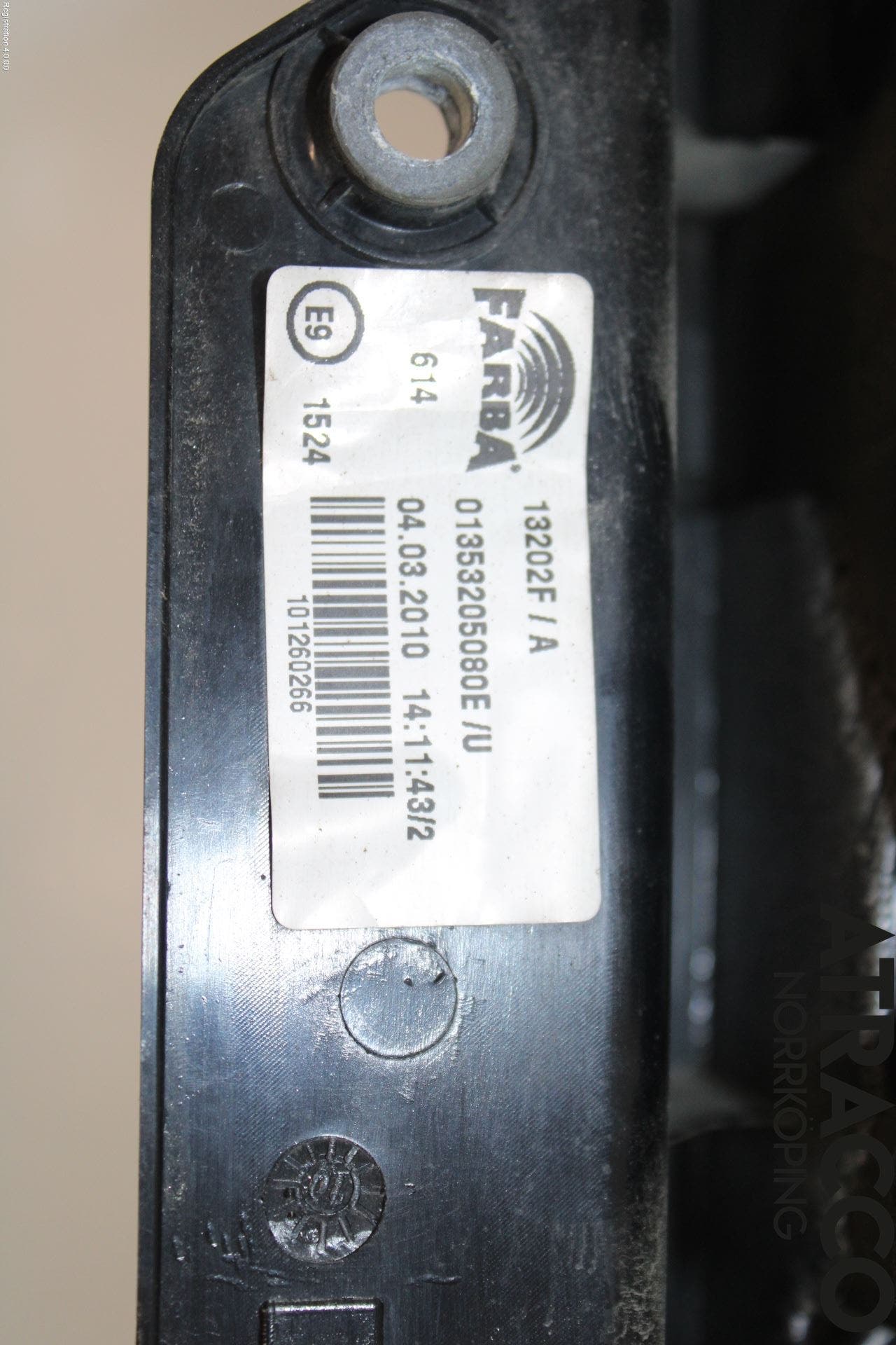 Peugeot BIPPER Bakljus Höger