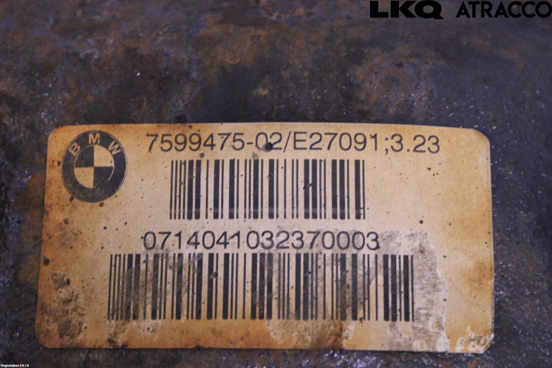 BMW 3 F30/F31/F80 12-19 Bakväxel-Diff