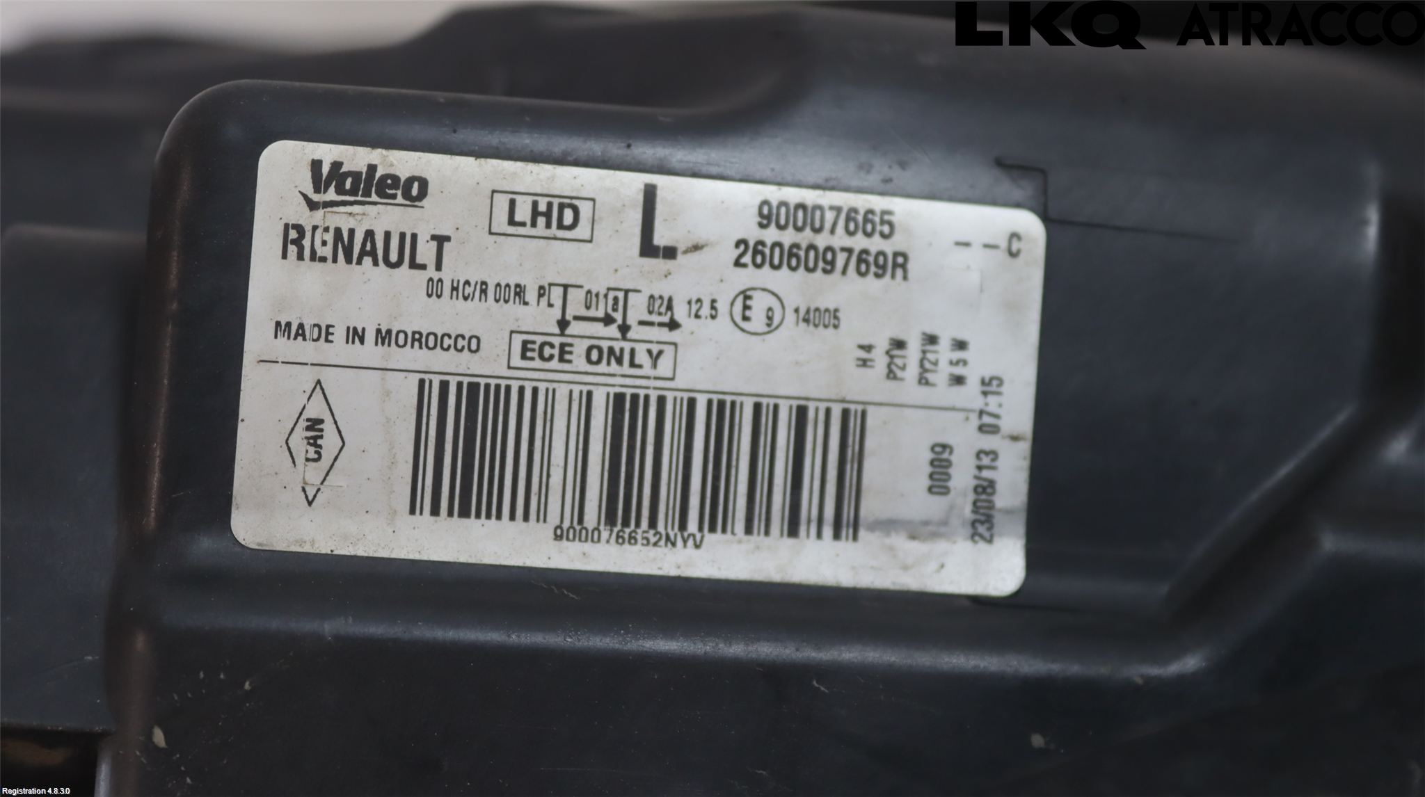 Dacia LODGY 12-18 Strålkastare Vänster