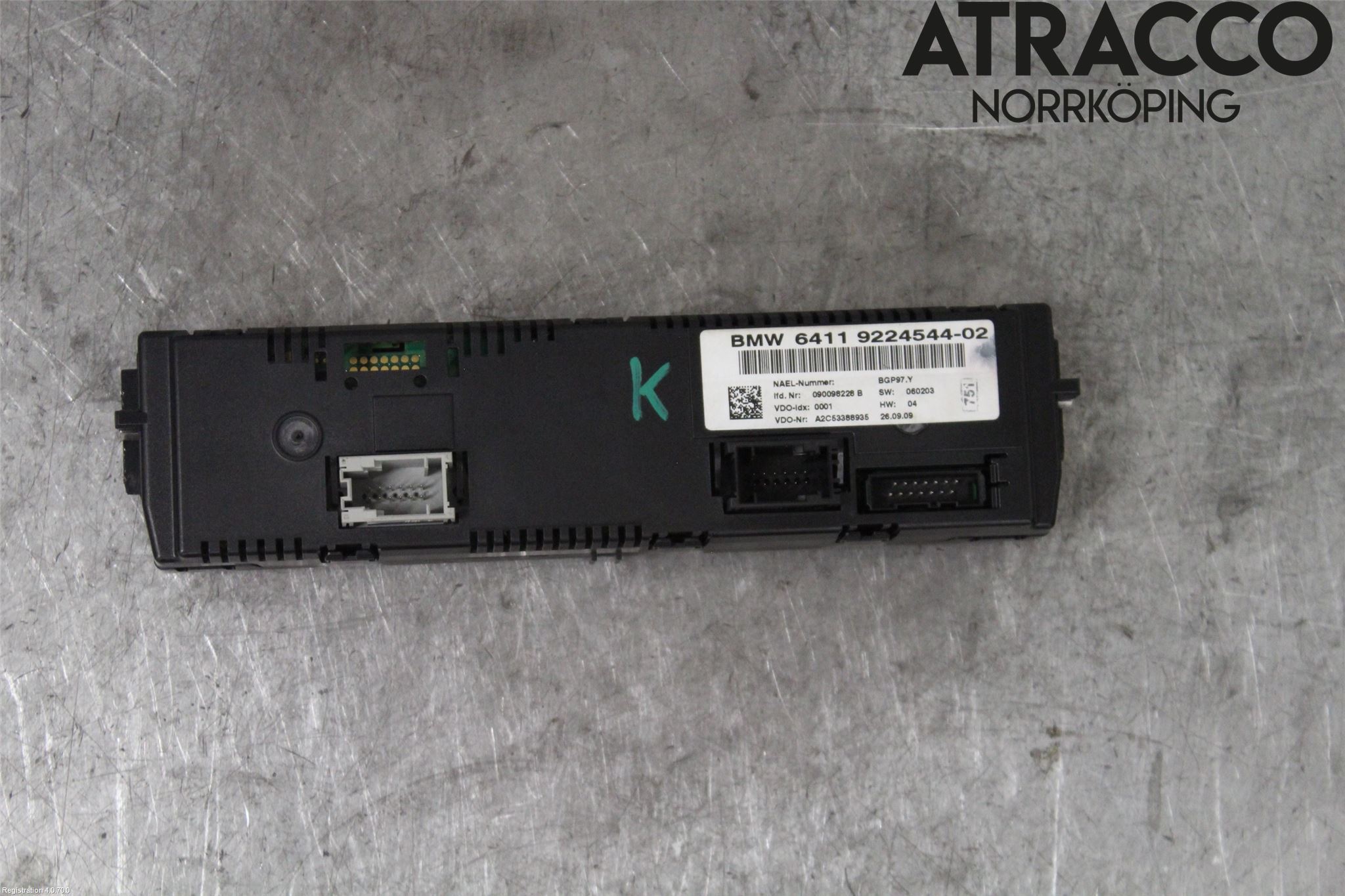 BMW 1 E87/81 5D/3D 03-11 Värmereglage