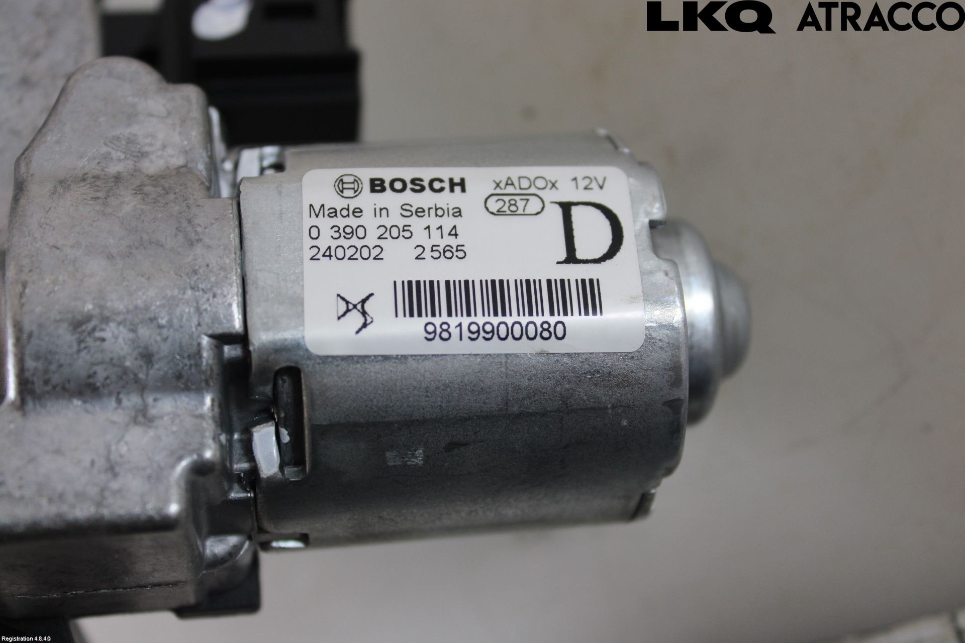 Opel ASTRA L 22- Torkarmotor Baklucka
