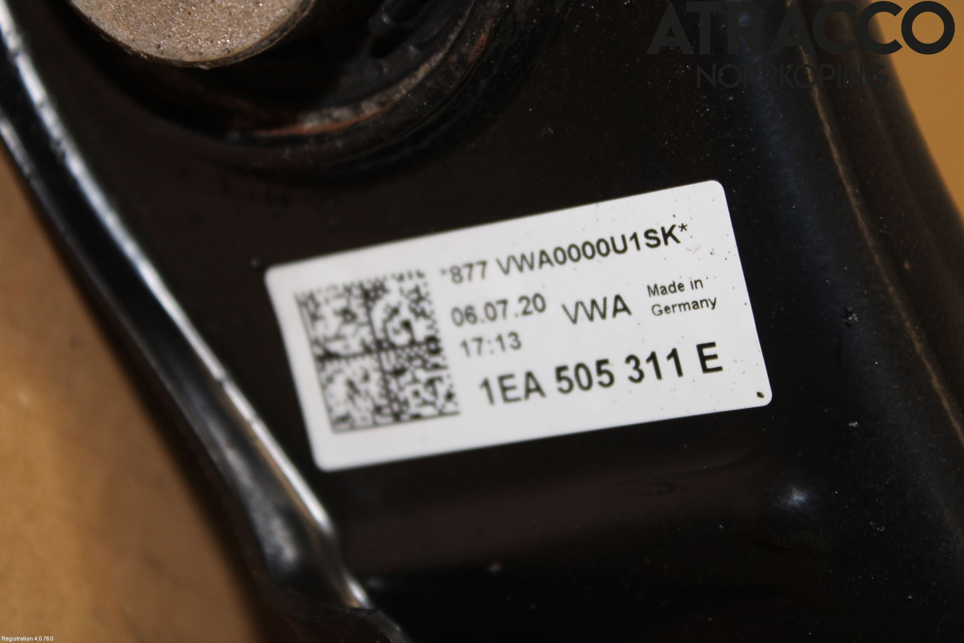 Volkswagen VW ID.3 21- Bärarm Bak Vänster