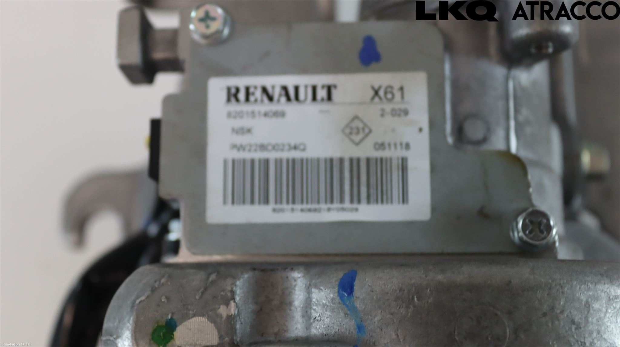 Renault KANGOO II 15-21 Rattaxelagg Med Inb Servo