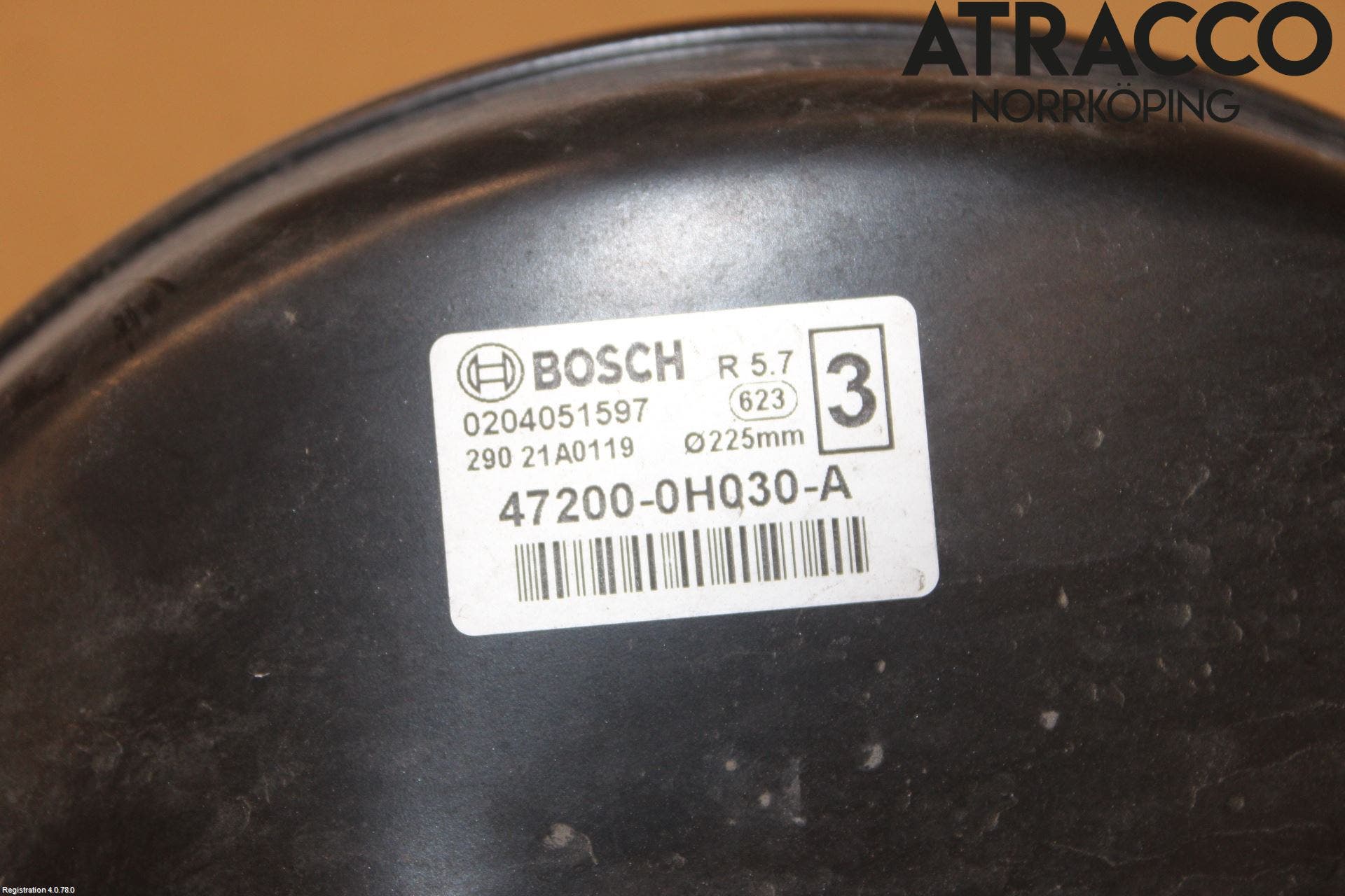 Peugeot 107 Bromsservo