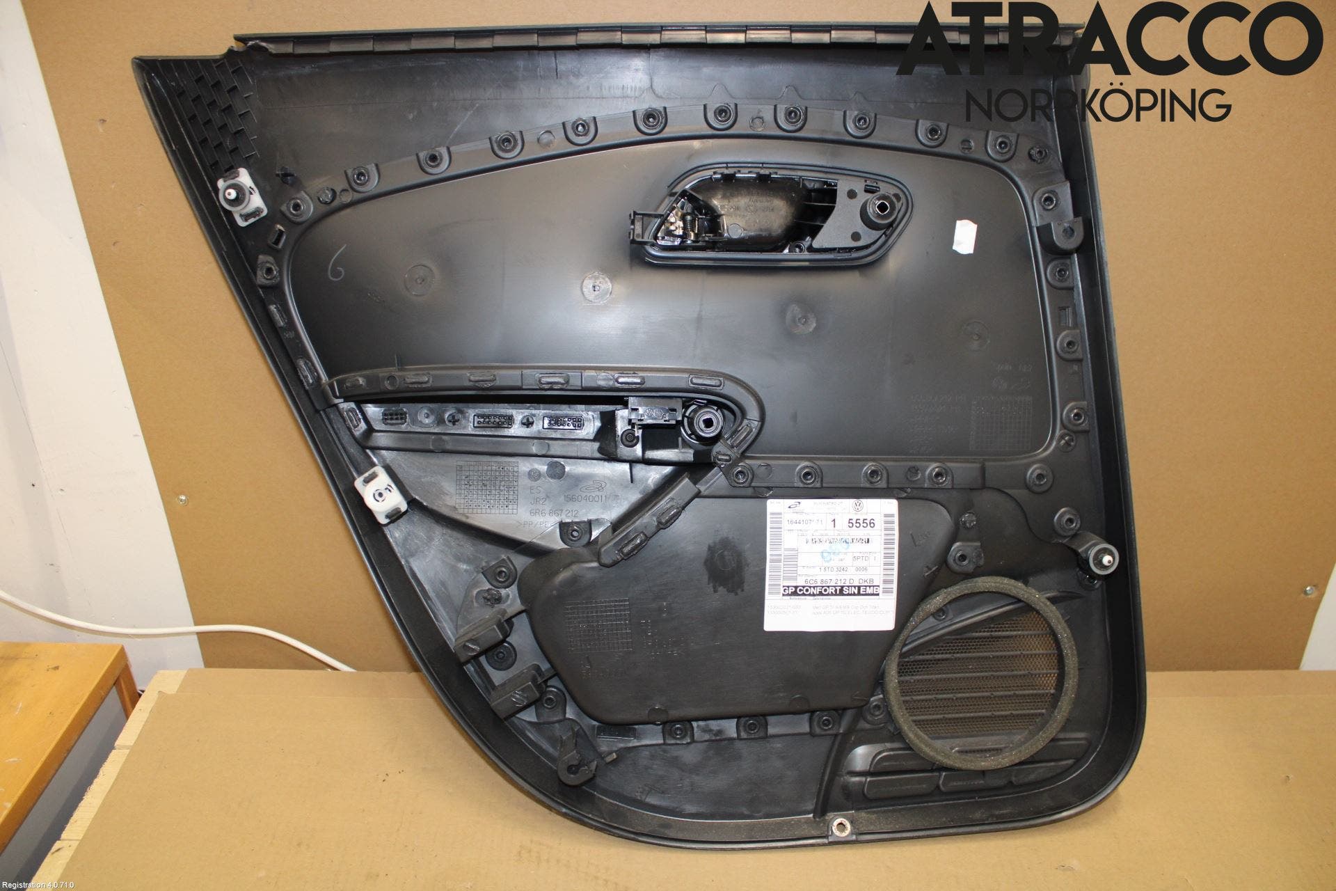 Volkswagen VW POLO 10-17 Dörrklädsel Hö