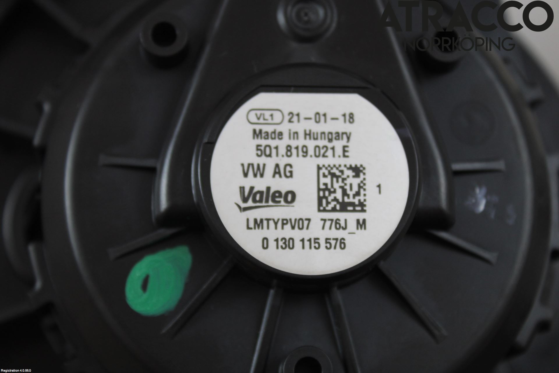 Audi Q3 F3 19- Värmefläkt