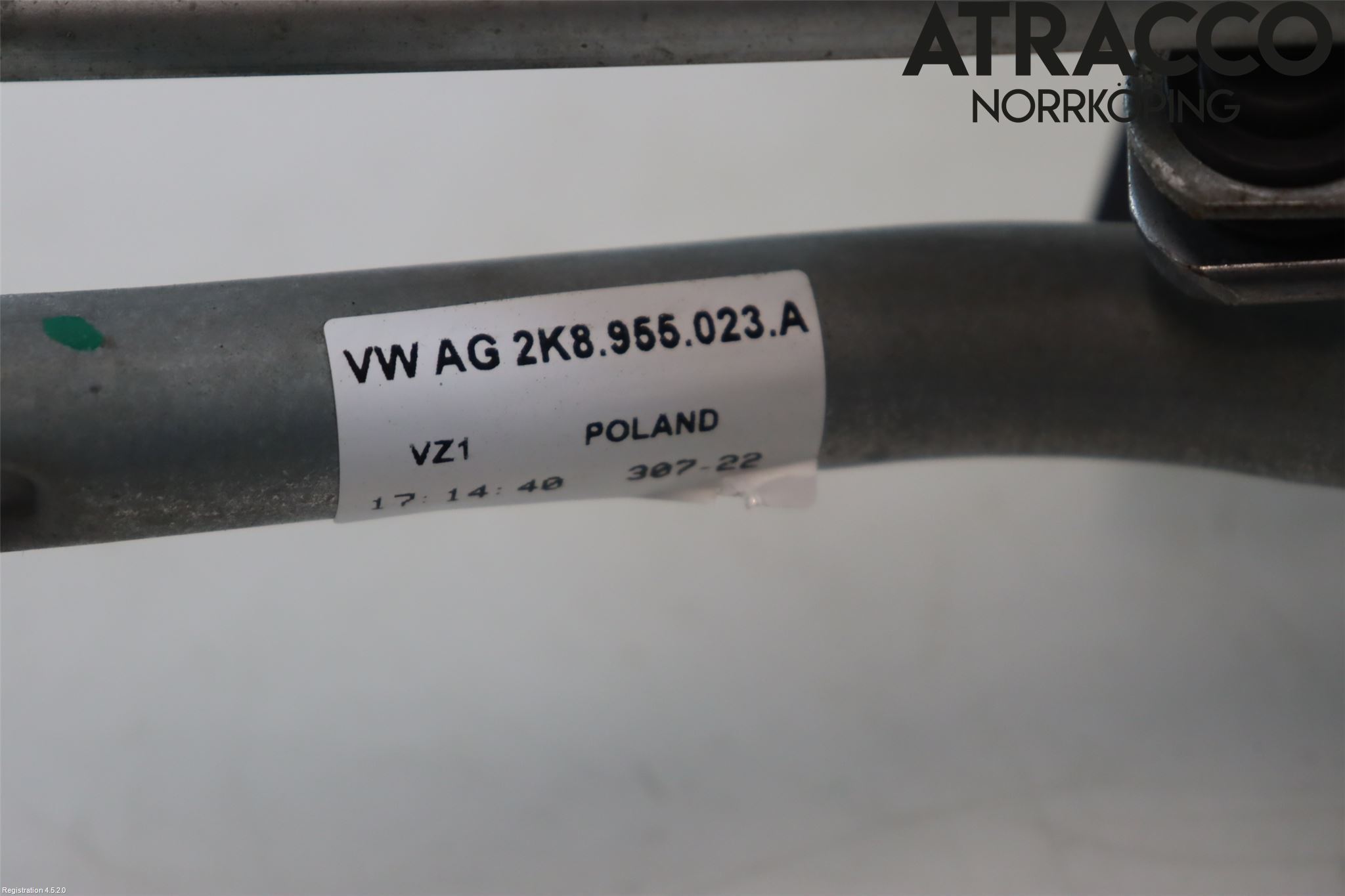 Volkswagen VW CADDY 21- Torkarmekanism Vindruta