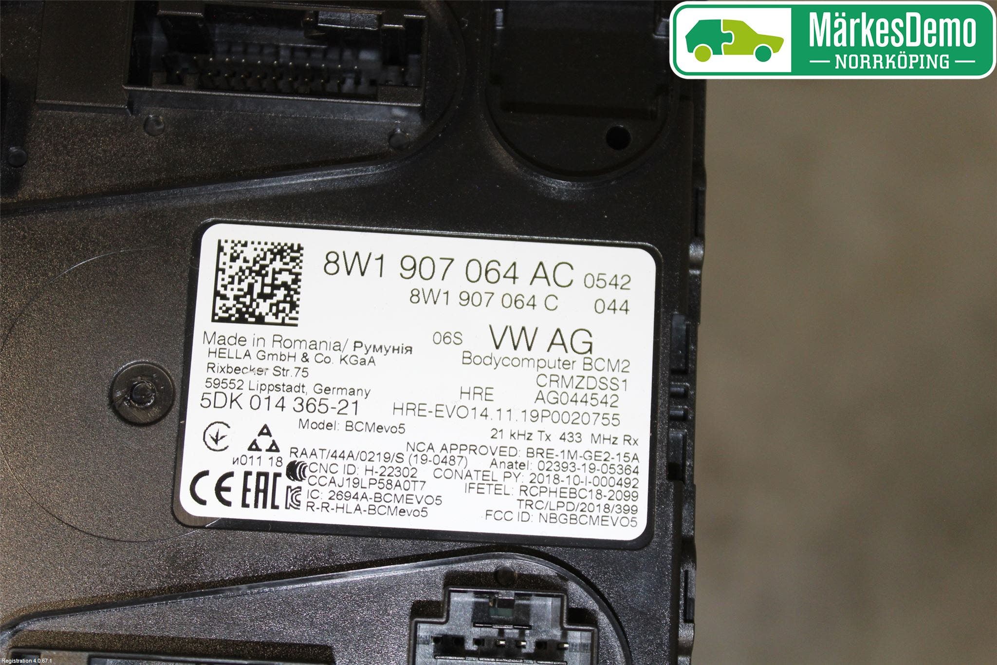 Audi A4/S4 B9 20- Komfort Styrdon