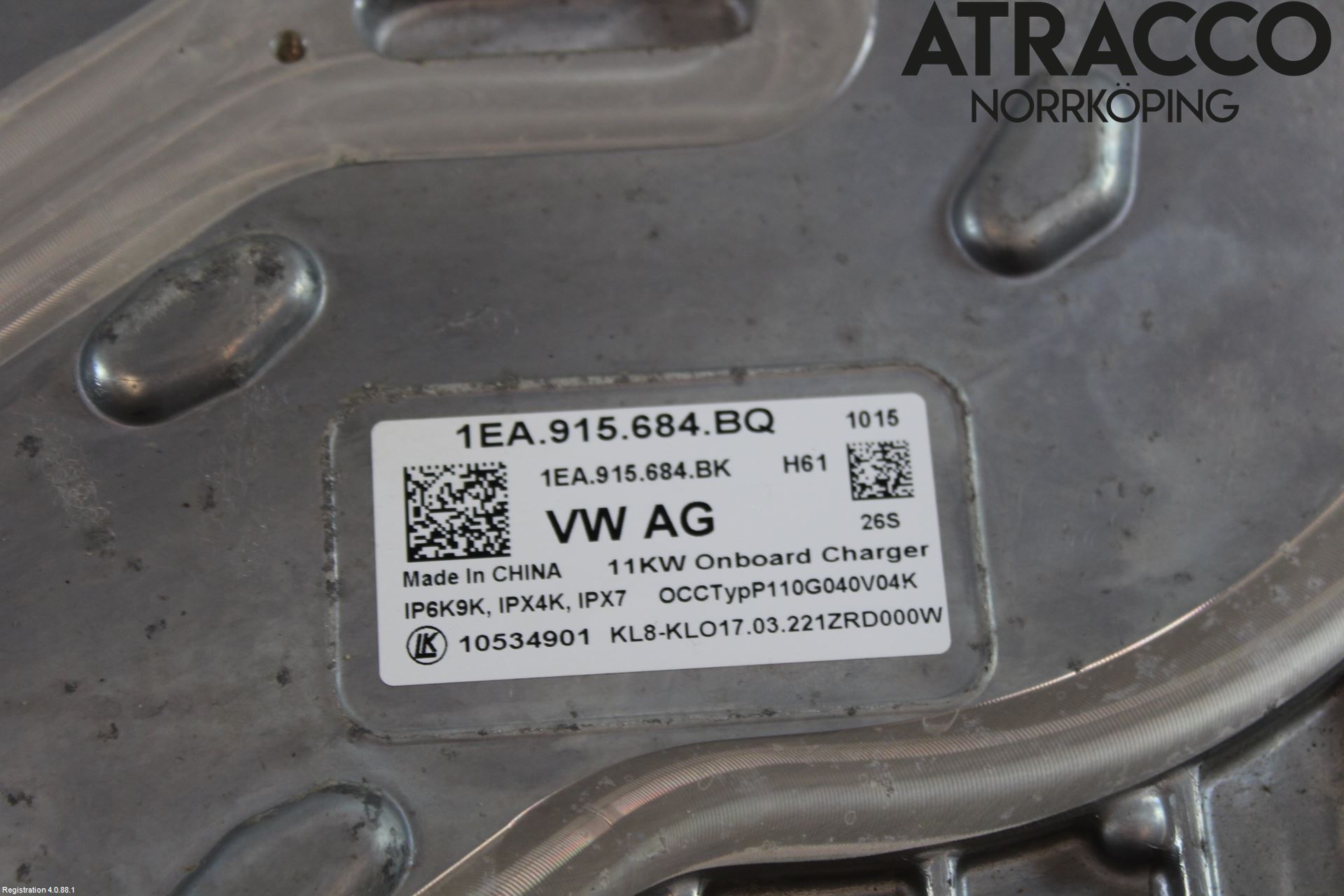 Volkswagen VW ID.3 21- Batteriladdare Högspänning