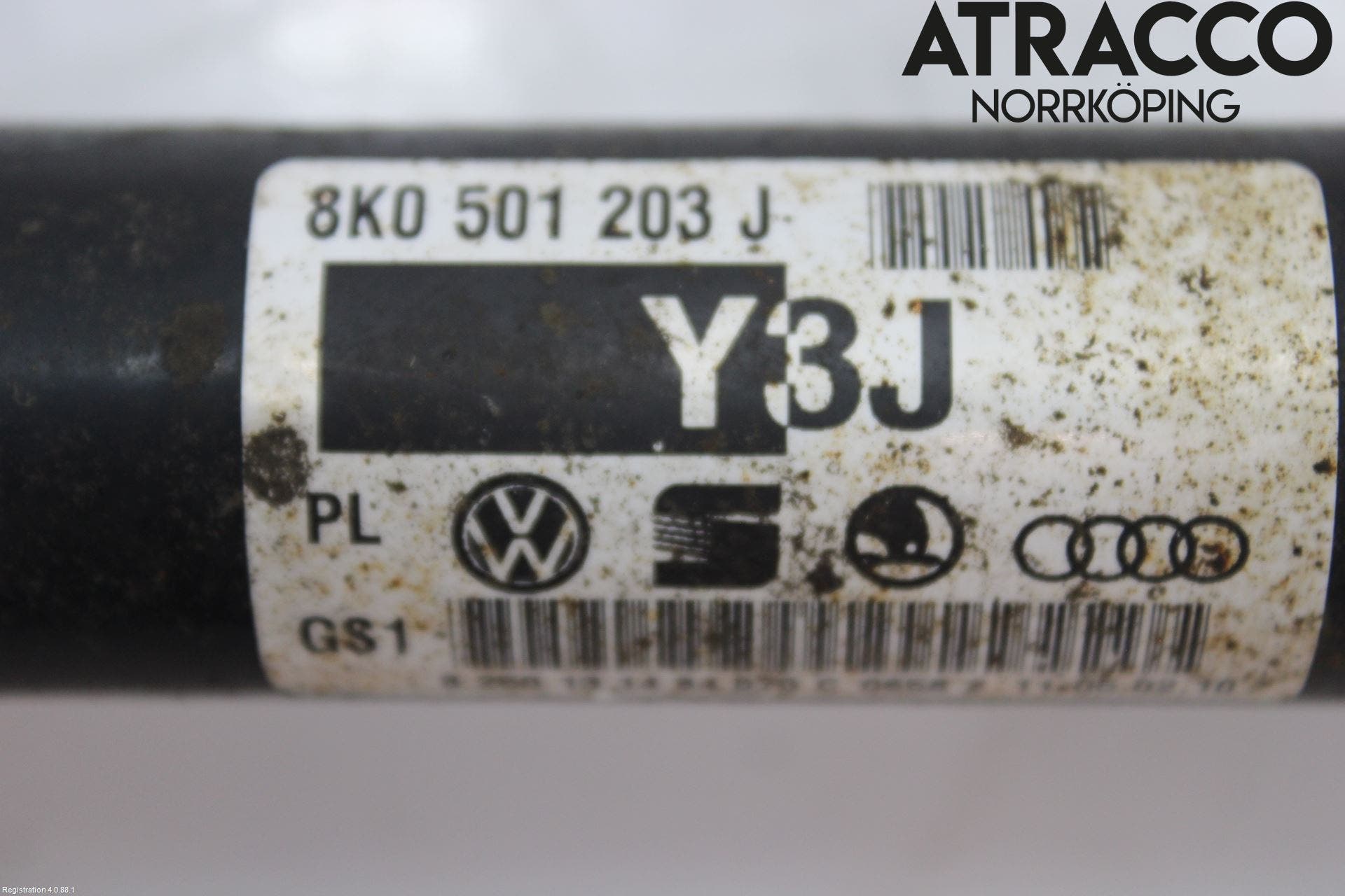 Audi A4/S4 08-11 Drivaxel Bak Höger
