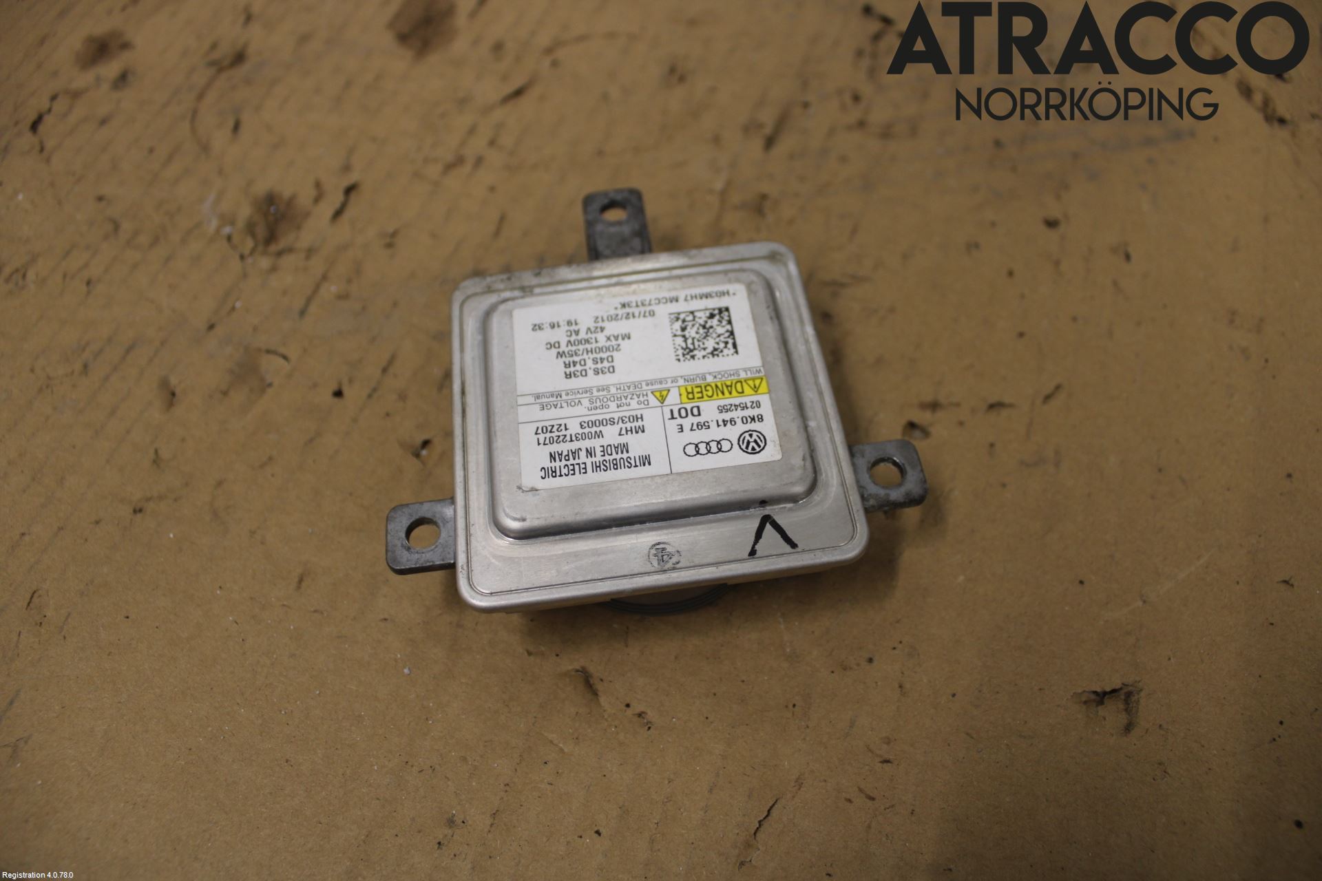 Audi A5 07-16 Styrenhet Strålkastare