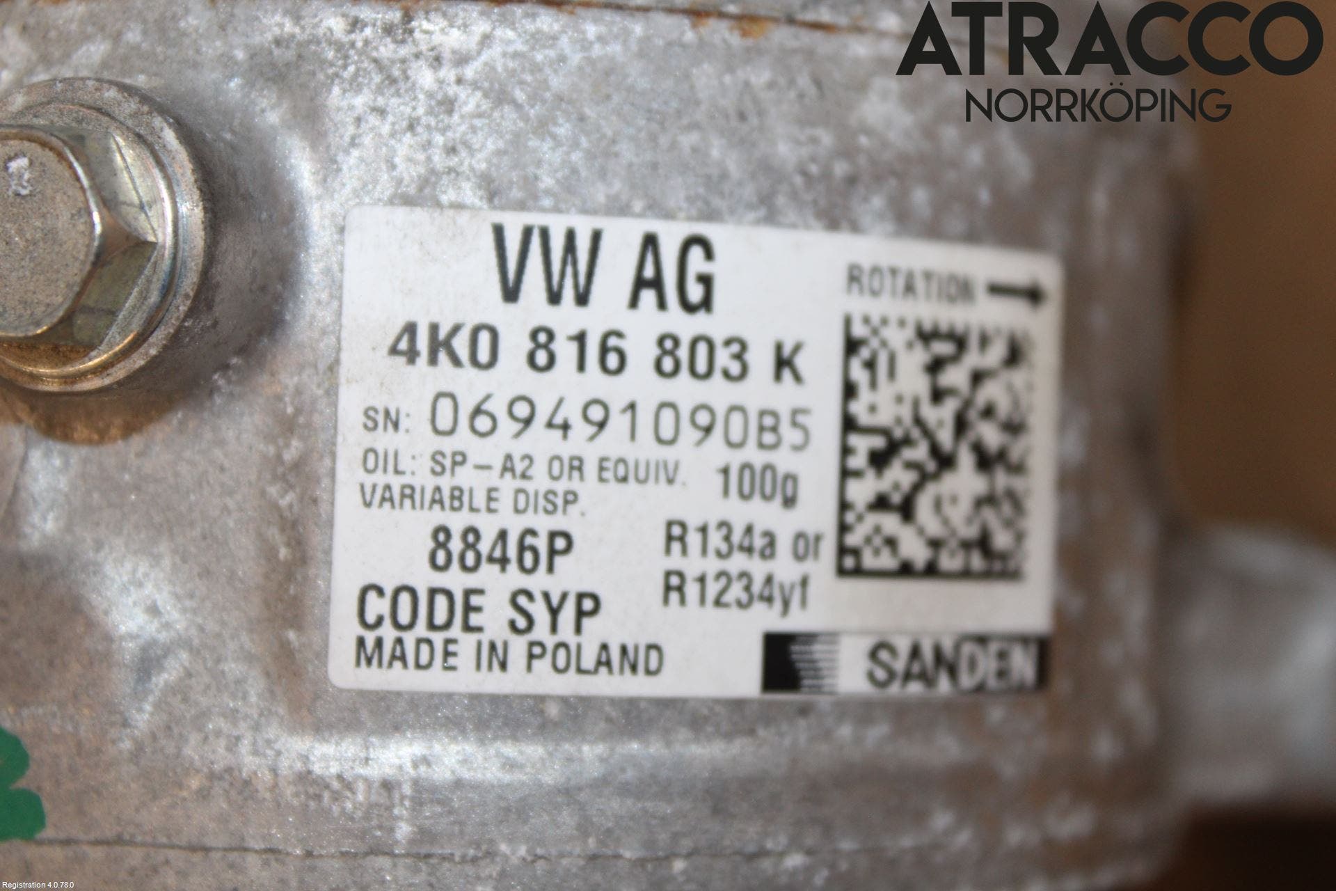 Audi A6 F2/C8 19- Ac Kompressor