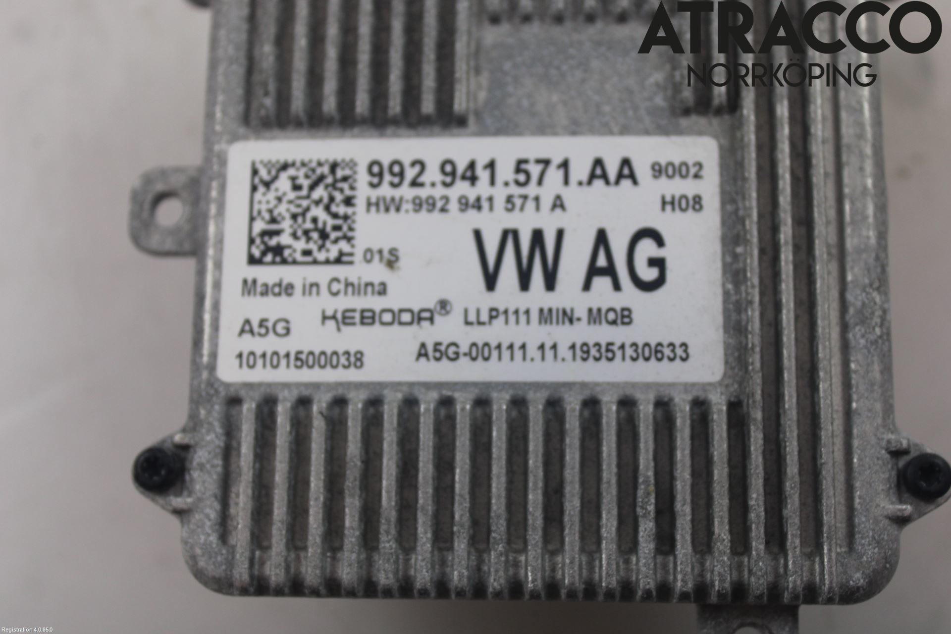 Skoda SUPERB 16-24 Styrenhet Strålkastare