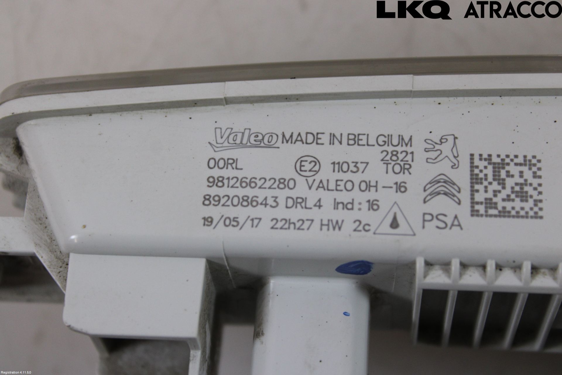 Citroen BERLINGO 08-18 Positionsljus Fram Hö