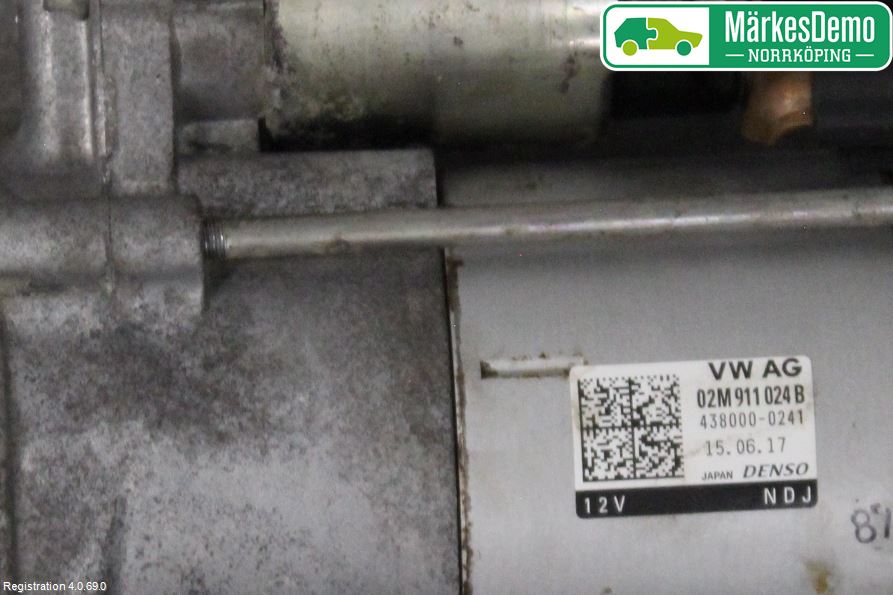 Volkswagen VW GOLF / E-GOLF VII 13-20 Startmotor Diesel