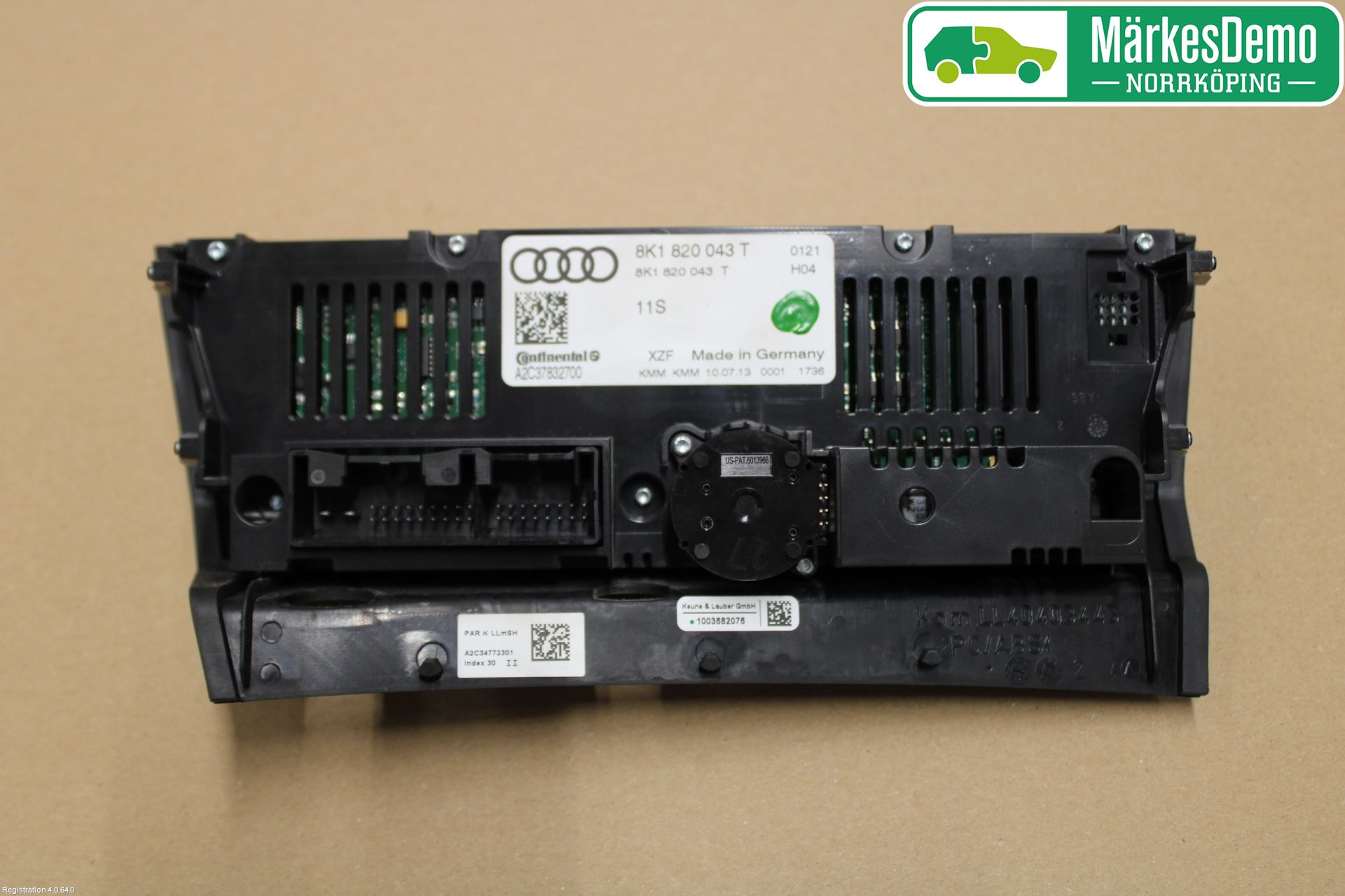 Audi A5 07-16 Värmereglage