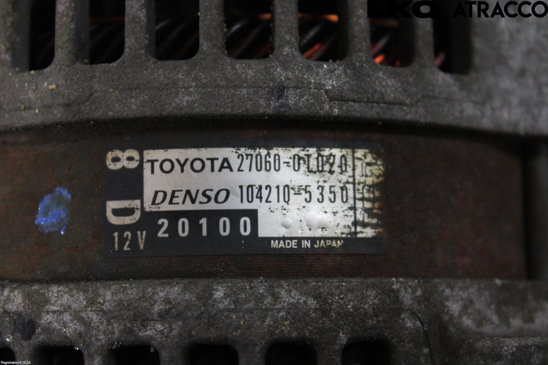 Toyota AURIS 07-09 Generator