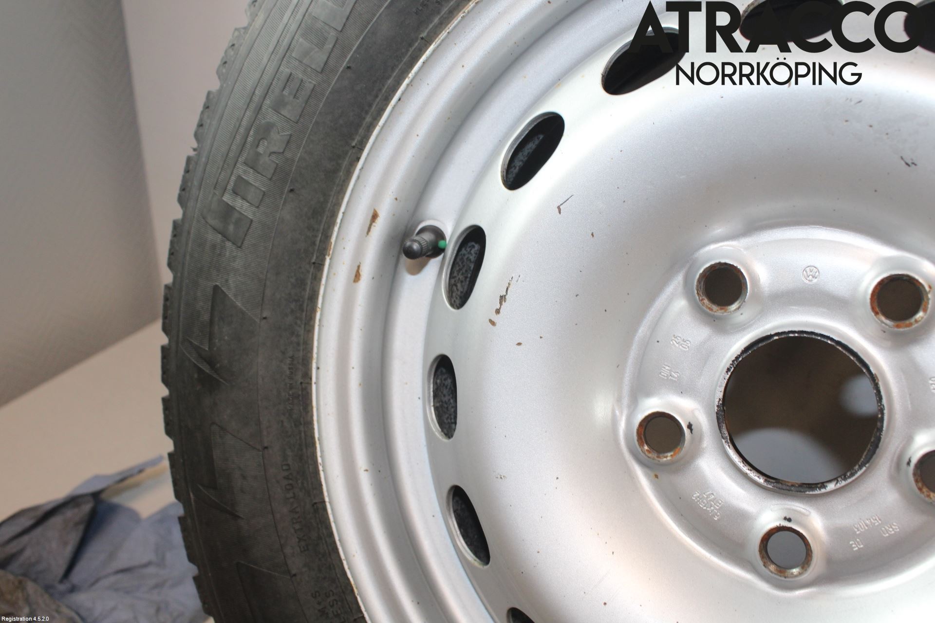 Volkswagen VW CADDY      04-10 Vinterdäck Plåtfälg 4St