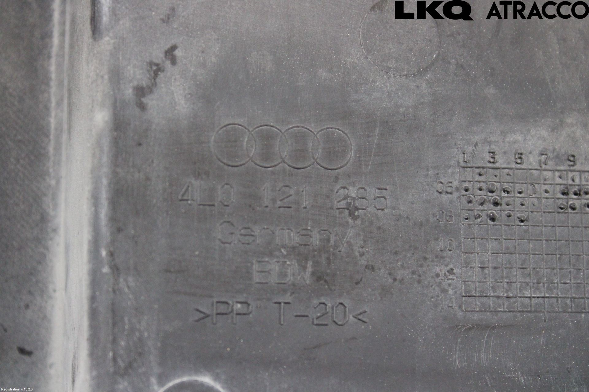 Audi Q7/SQ7 Deflektor Plåt-Plast Kylning