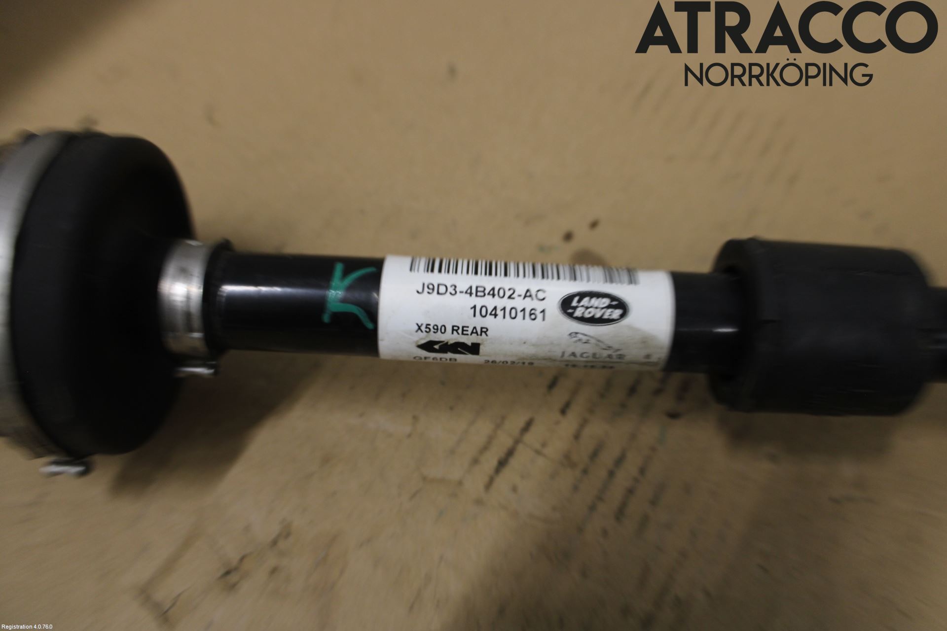 Jaguar I-PACE 18- Drivaxel Bak Vänster