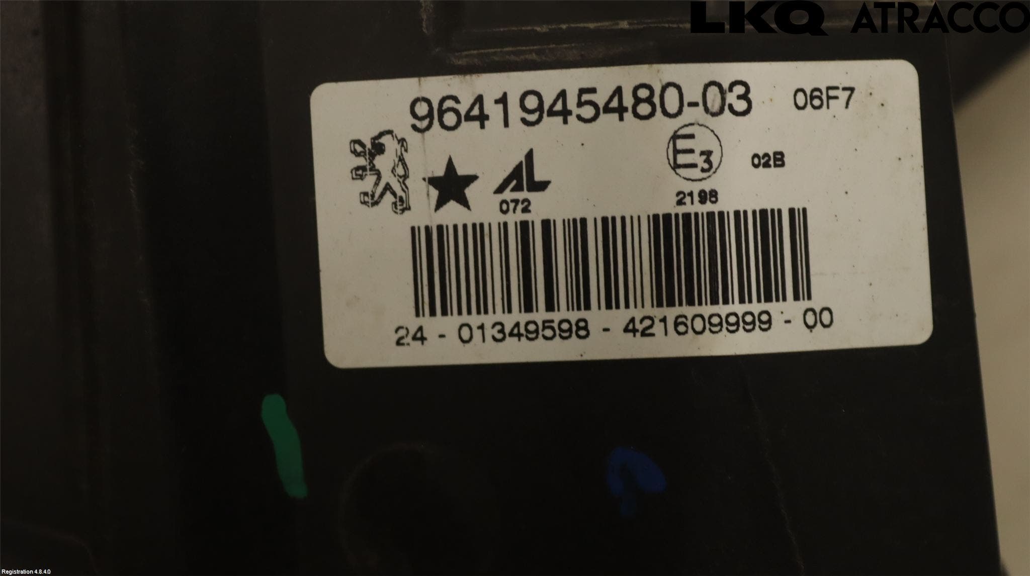 Peugeot 407 Dimljus-Varselljus Fram