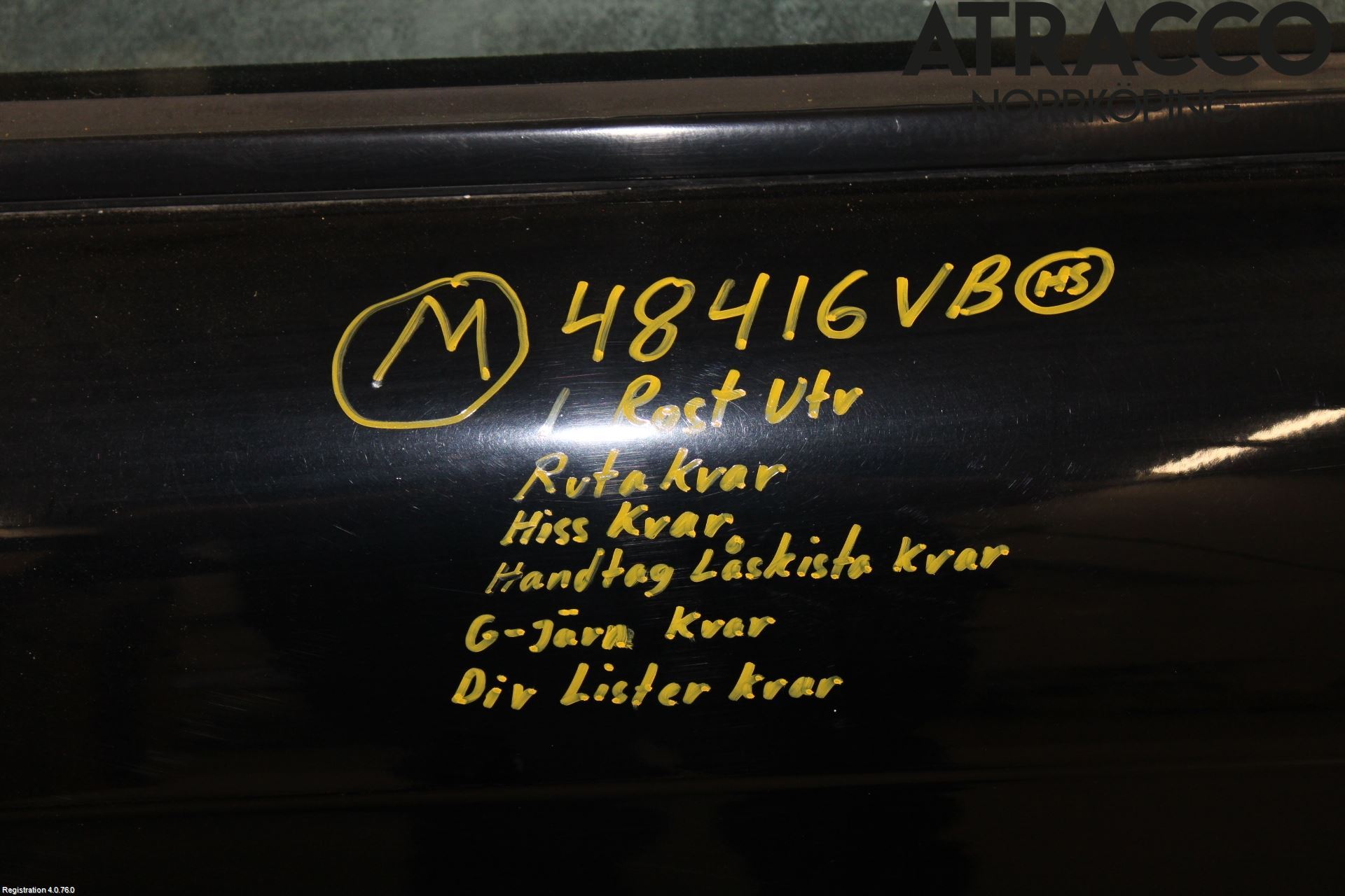 Jaguar XJ X300        95-97 Dörr Bak Vänster