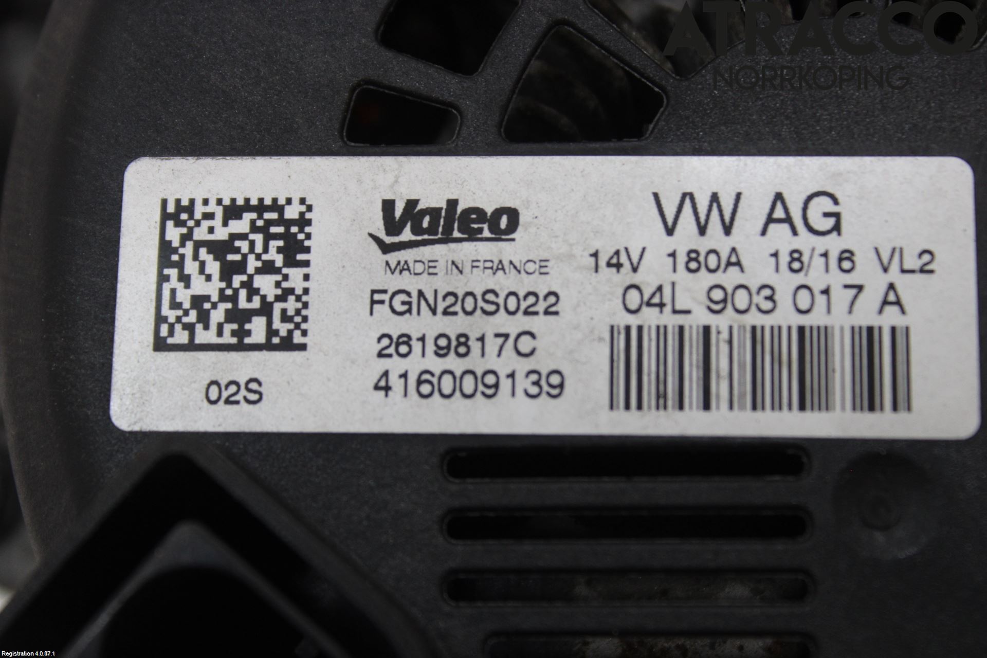 Audi Q5 09-16 Generator