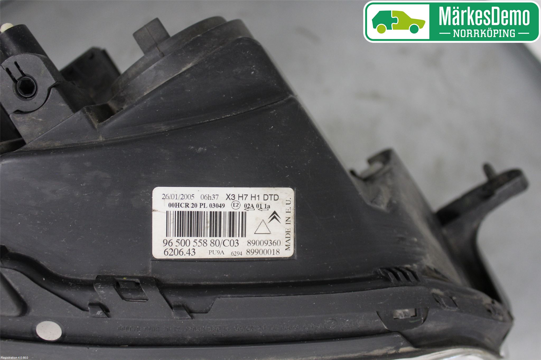 Citroen C5     05-08 Strålkastare Höger