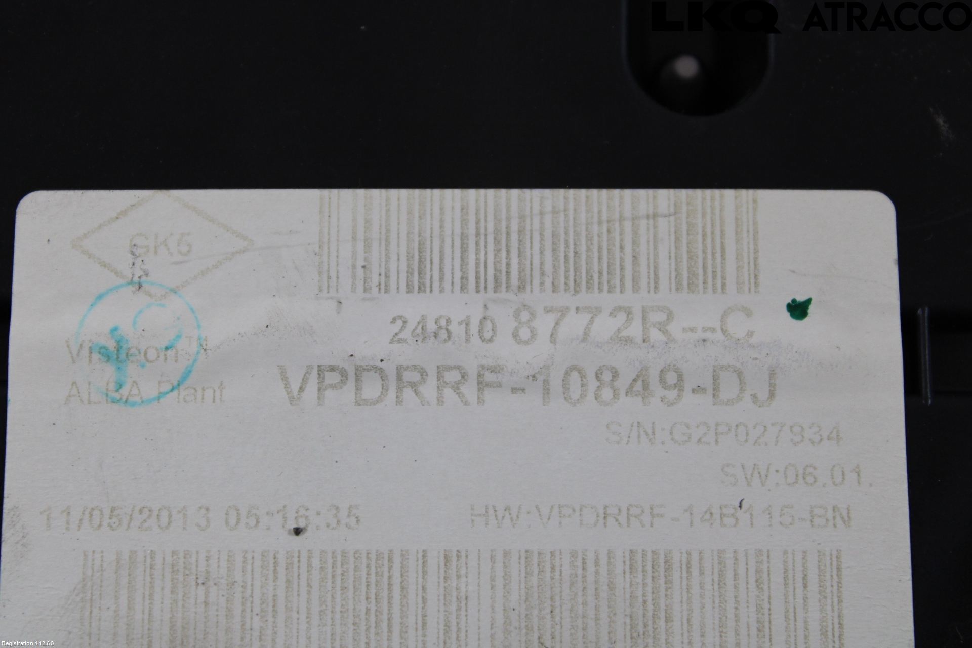 Renault CAPTUR 13-19 Instrument Komb