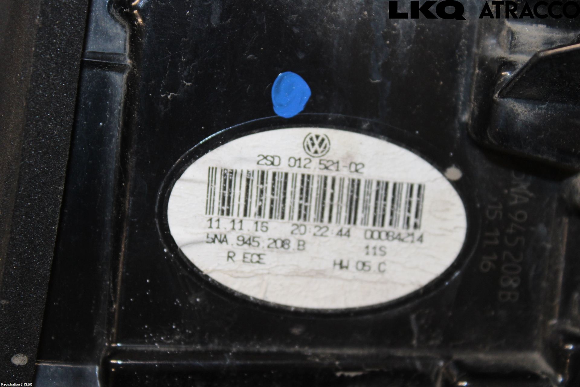 Volkswagen VW TIGUAN 16-24 Bakljus Höger