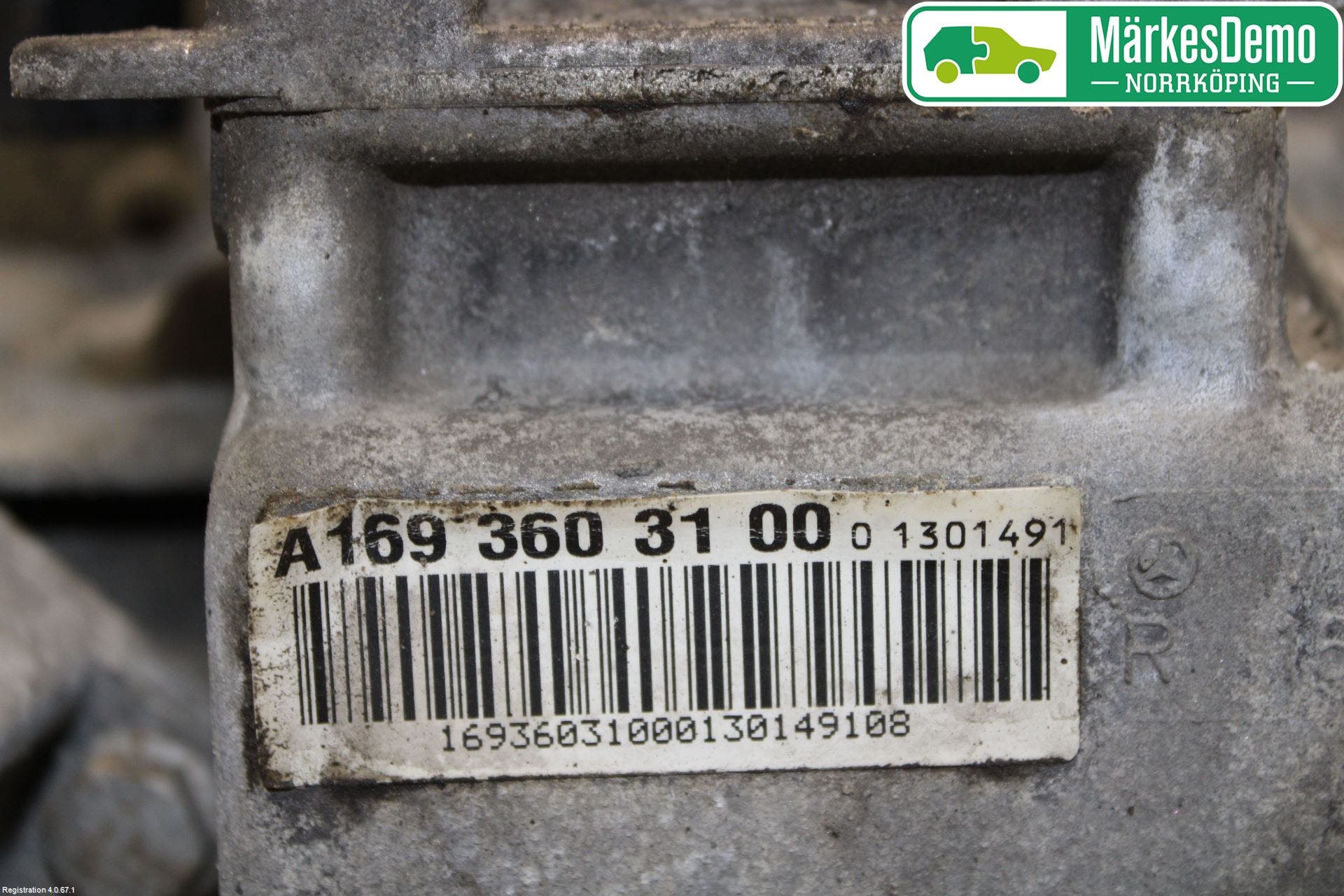 Mercedes-Benz MB B-KLASS (W245) 05-12 Växellåda Man 5 Vxl