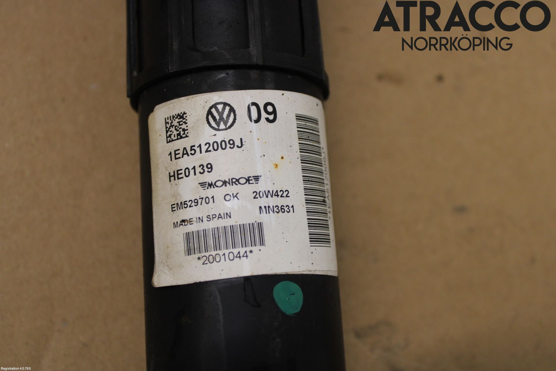 Volkswagen VW ID.3 21- Stötdämpare Bak