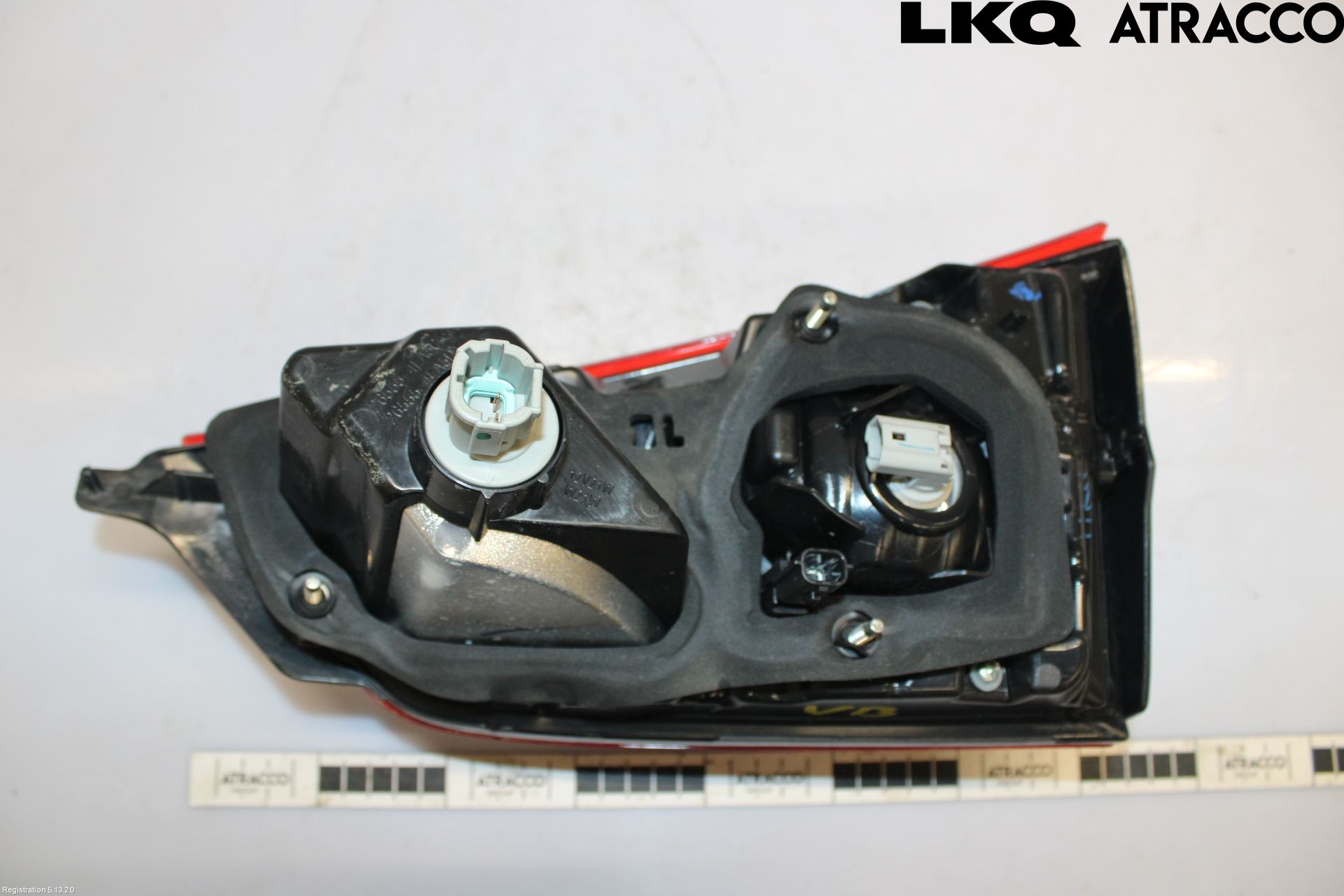 Nissan QASHQAI 14-17 Bakljus Lucka Vä