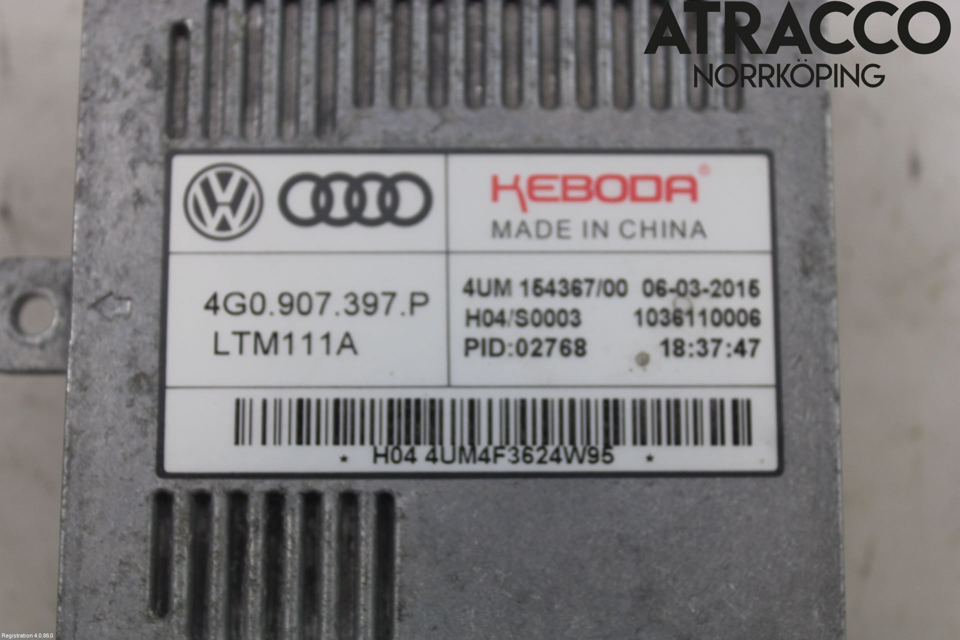 Audi A1/S1 11-18 Styrenhet Strålkastare